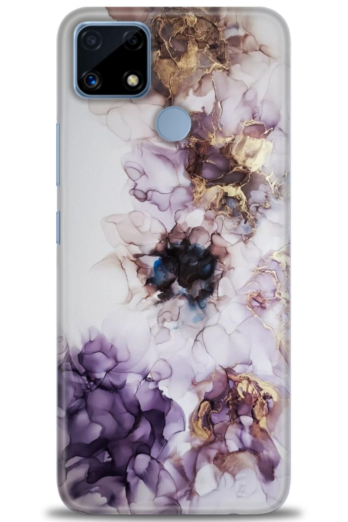realme C25 / C25S İle Uyumlu HD Baskılı Desenli Silikon Kılıf - 407