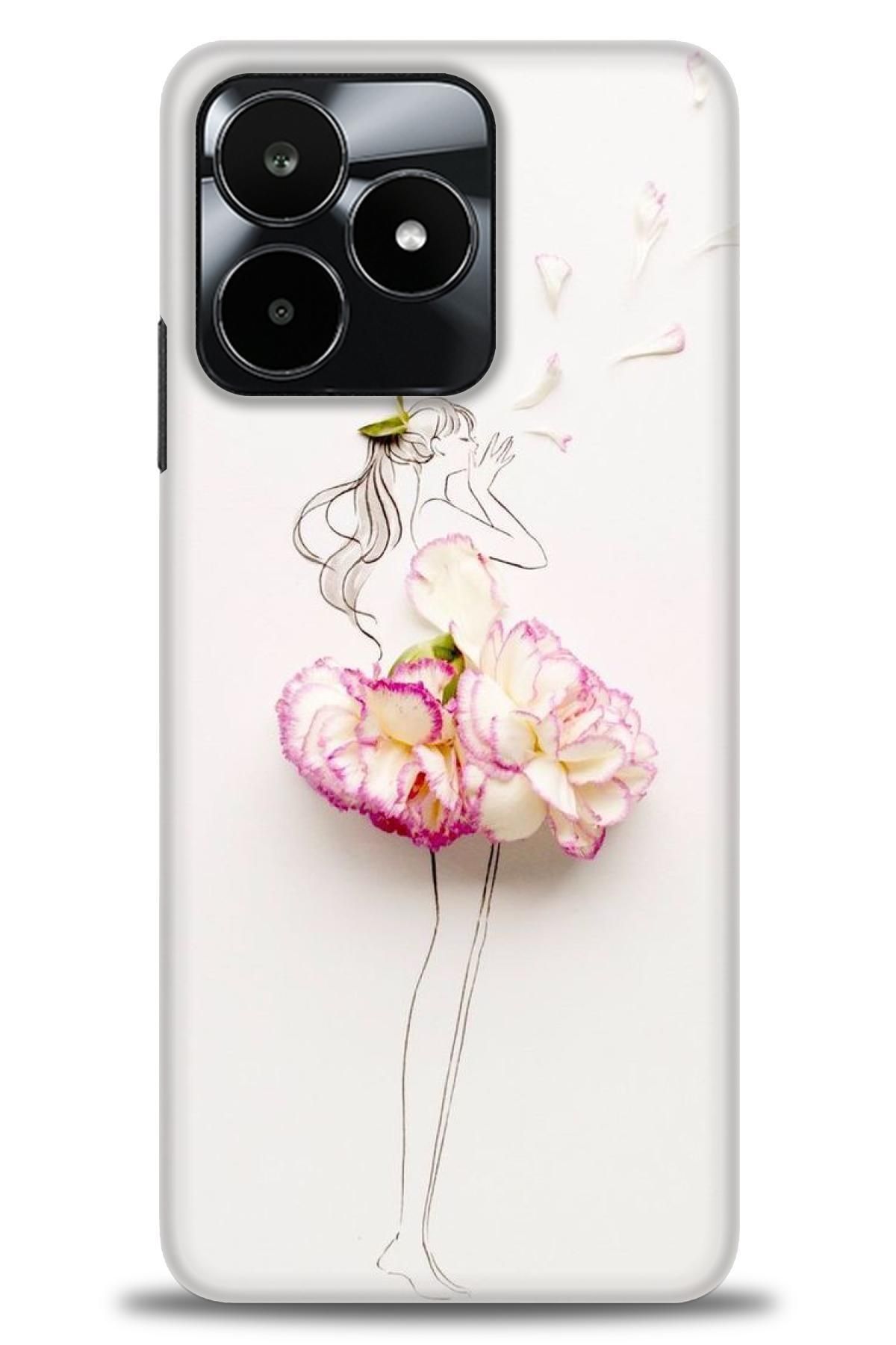 realme C53 İle Uyumlu HD Baskılı Desenli Silikon Kılıf - 738
