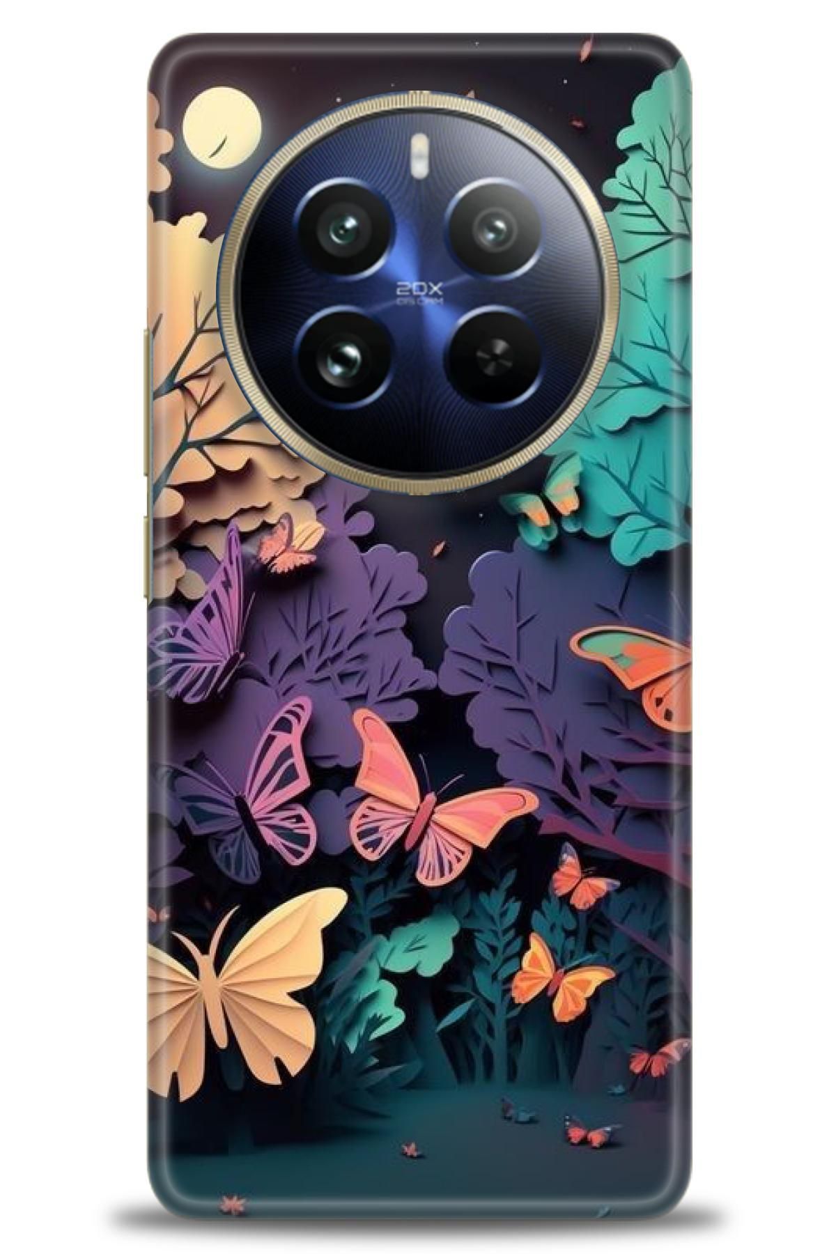 realme 12 4G İle Uyumlu HD Baskılı Kılıf - Karışık Seri - 522