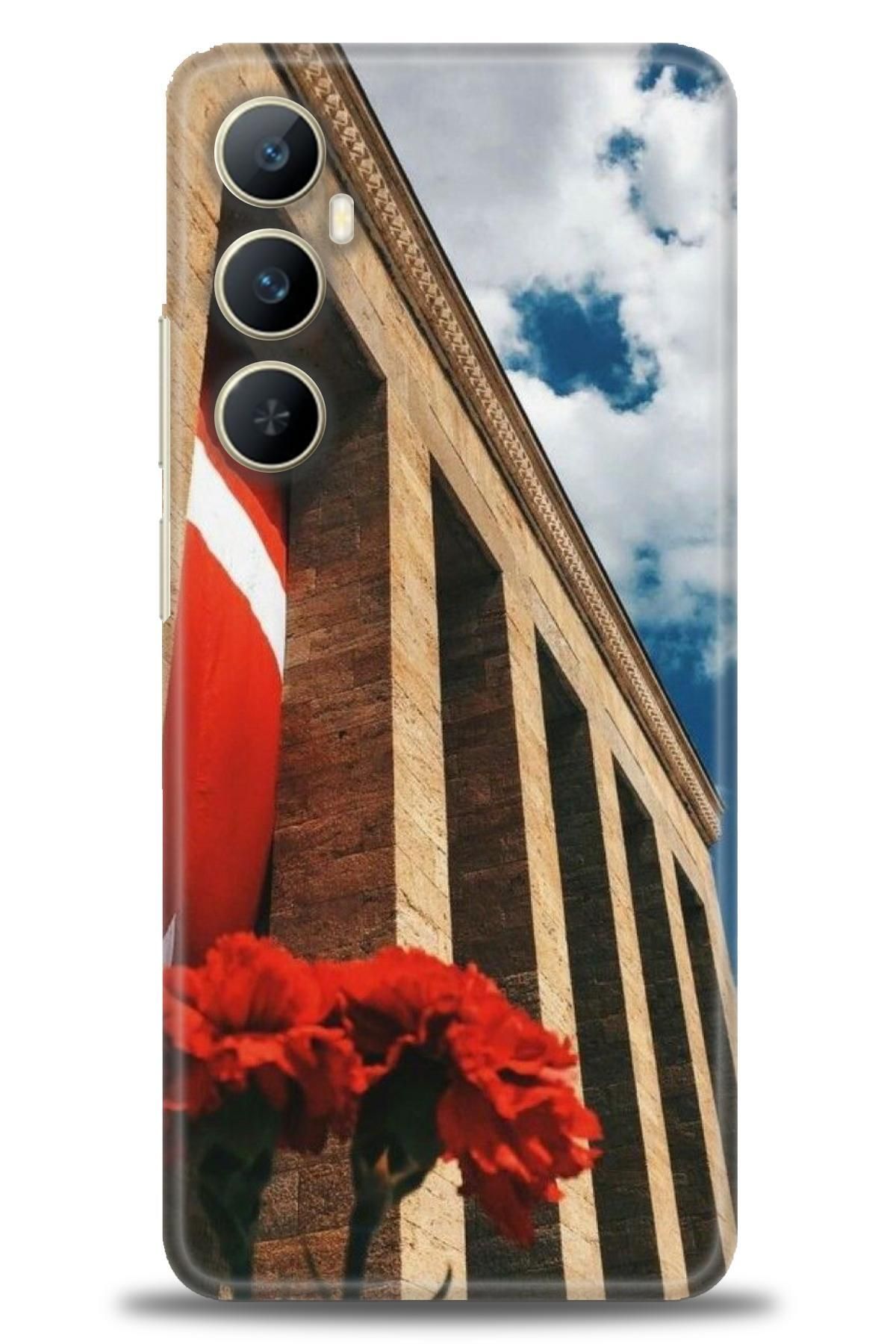 realme C65 İle Uyumlu HD Baskılı Desenli Silikon Kılıf - 465