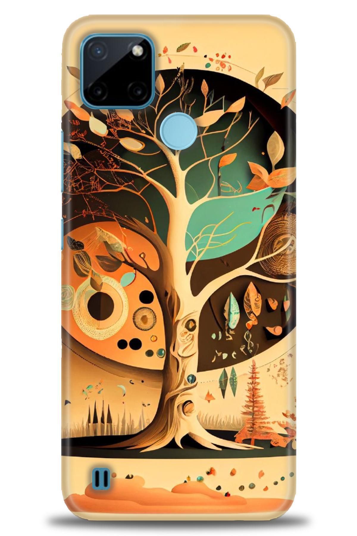 realme C21Y / C25Y İle Uyumlu HD Baskılı Desenli Silikon Kılıf - 882
