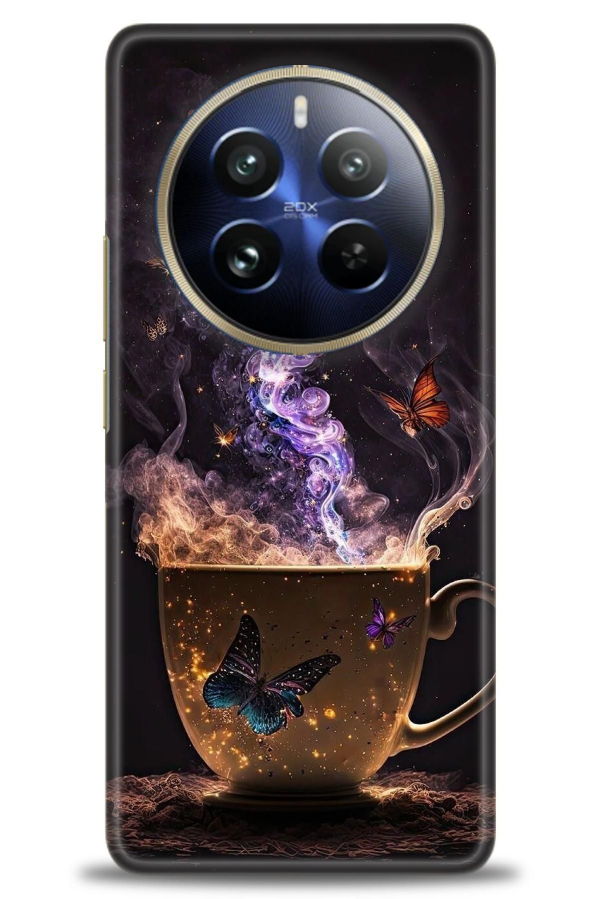 realme 12 4G / 12 Plus İle Uyumlu HD Baskılı Desenli Silikon Kılıf - 612