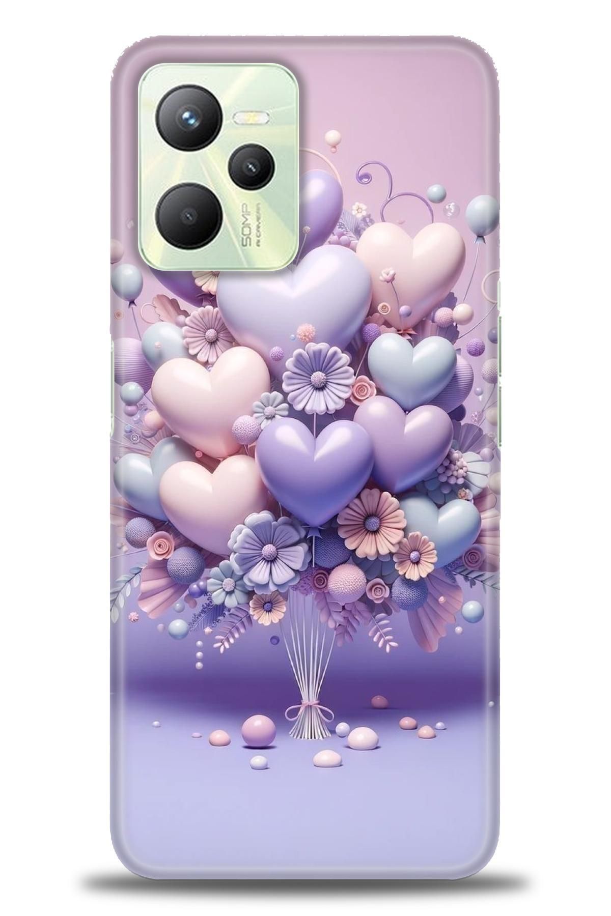 realme C35 İle Uyumlu HD Baskılı Desenli Silikon Kılıf - 744