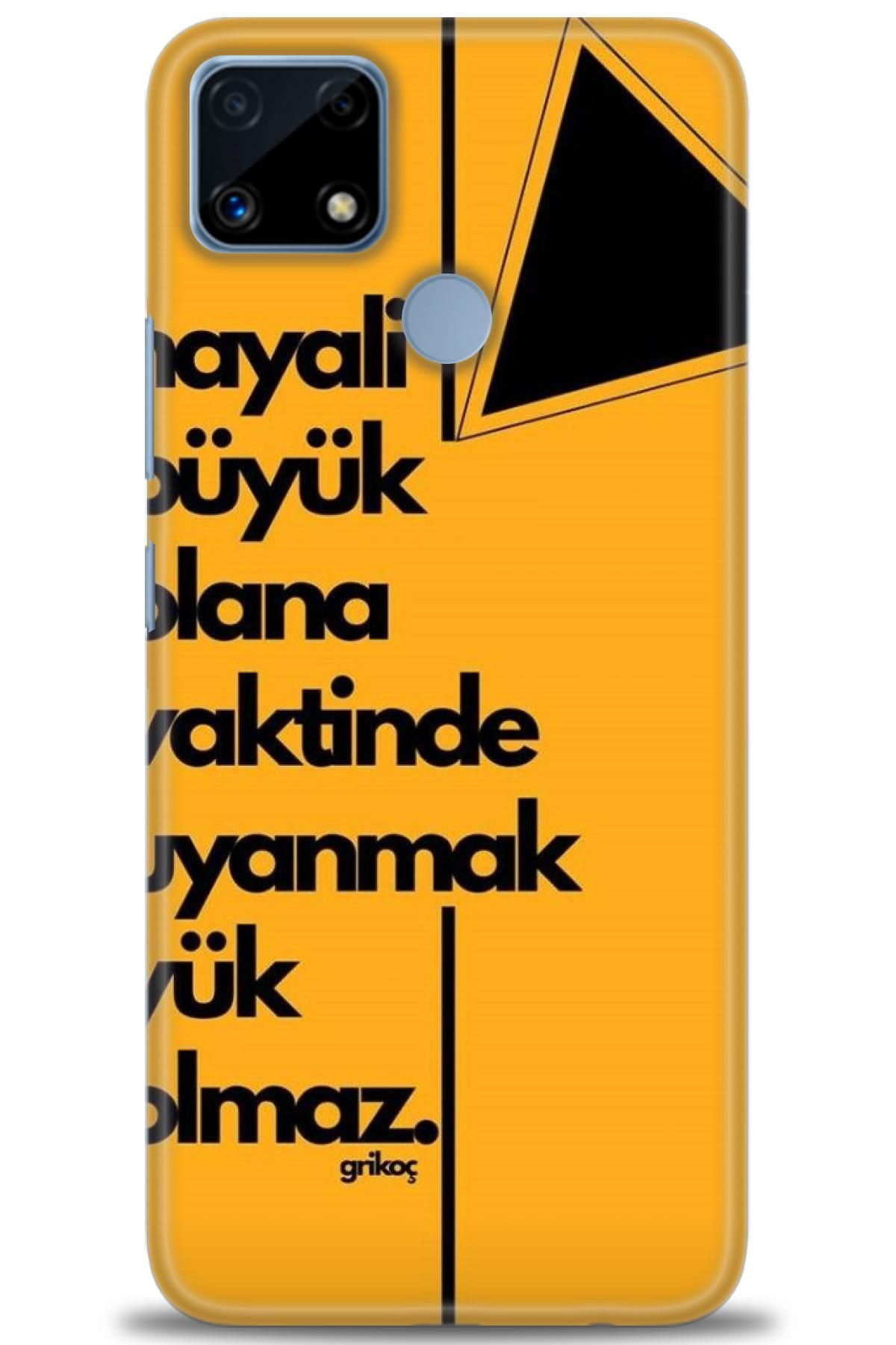 realme C25 / C25S İle Uyumlu HD Baskılı Desenli Silikon Kılıf - 474