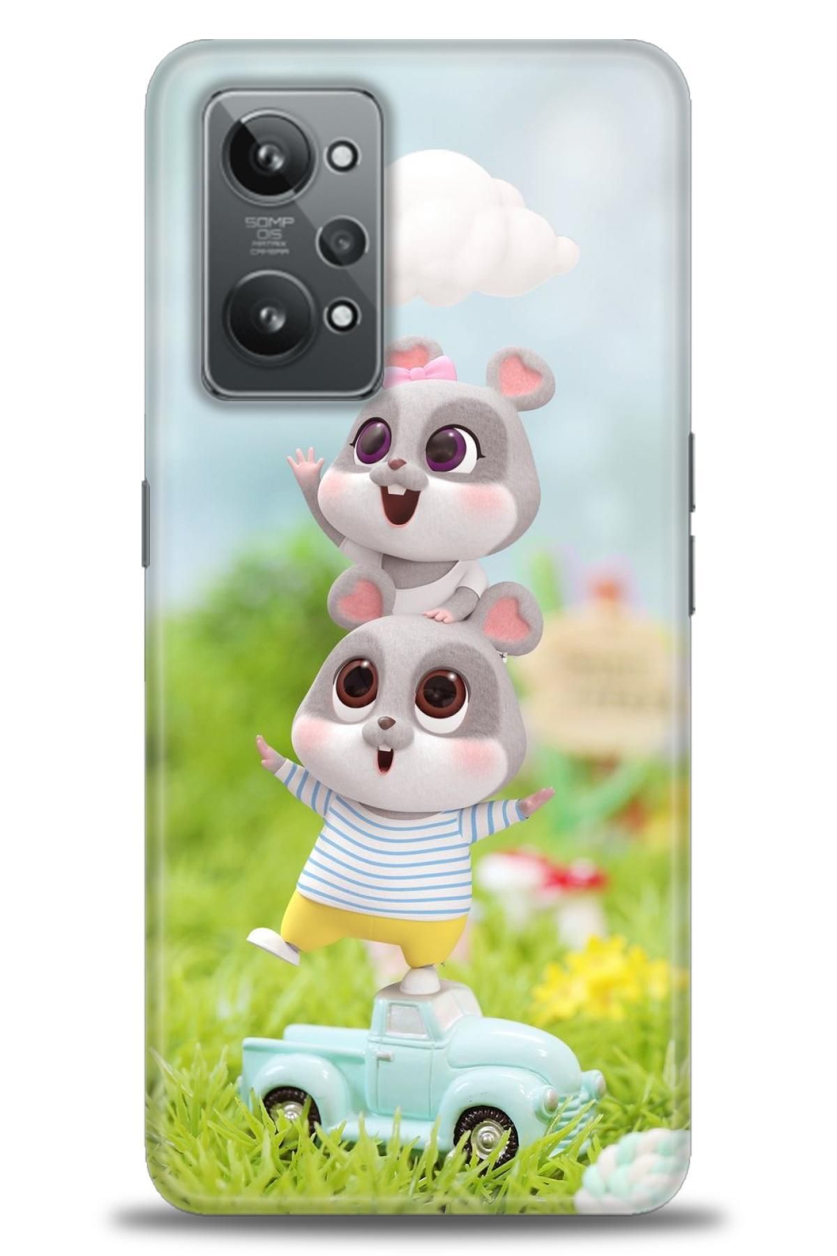 realme GT2 İle Uyumlu HD Baskılı Desenli Silikon Kılıf - 590