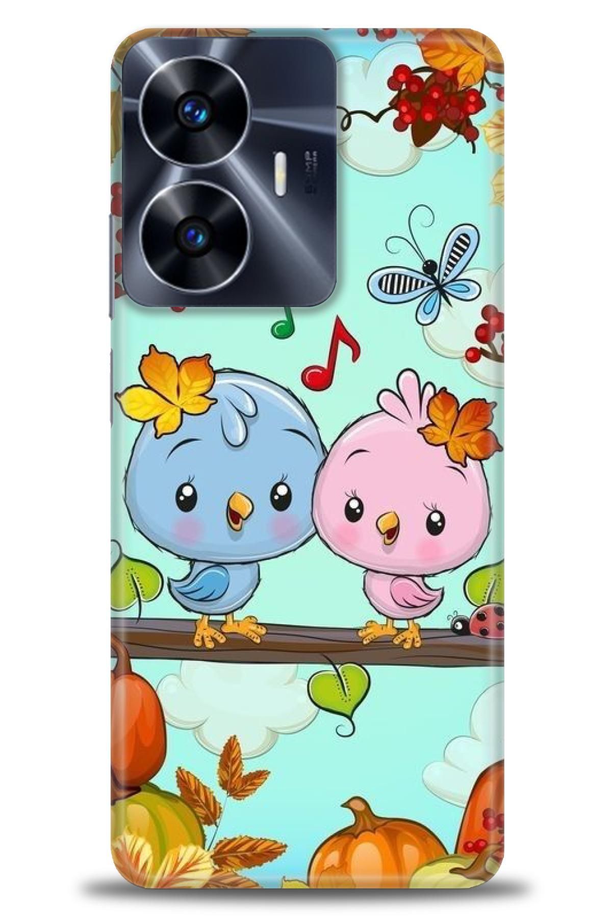 realme C55 İle Uyumlu HD Baskılı Kılıf - Karışık Seri - 387
