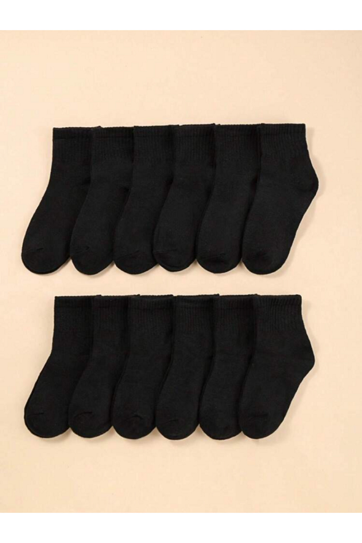 Black Arden Socks Unisex Çocuk Çorap Seti 5'li Okul Günlük Mevsimlik fotoğrafı 7 (önizleme)