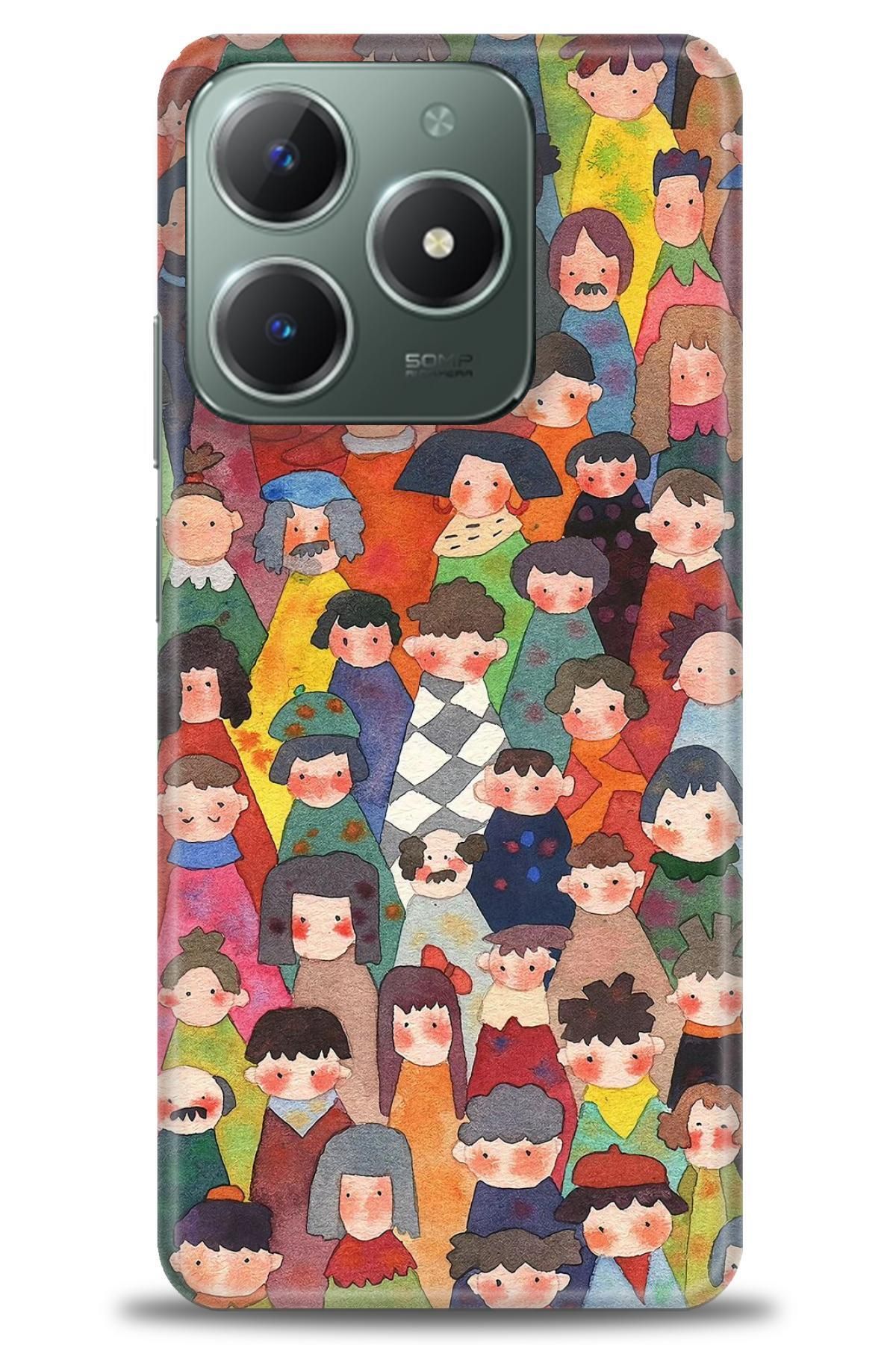 realme C61 / C63 İle Uyumlu HD Baskılı Kılıf - Karışık Seri - 709