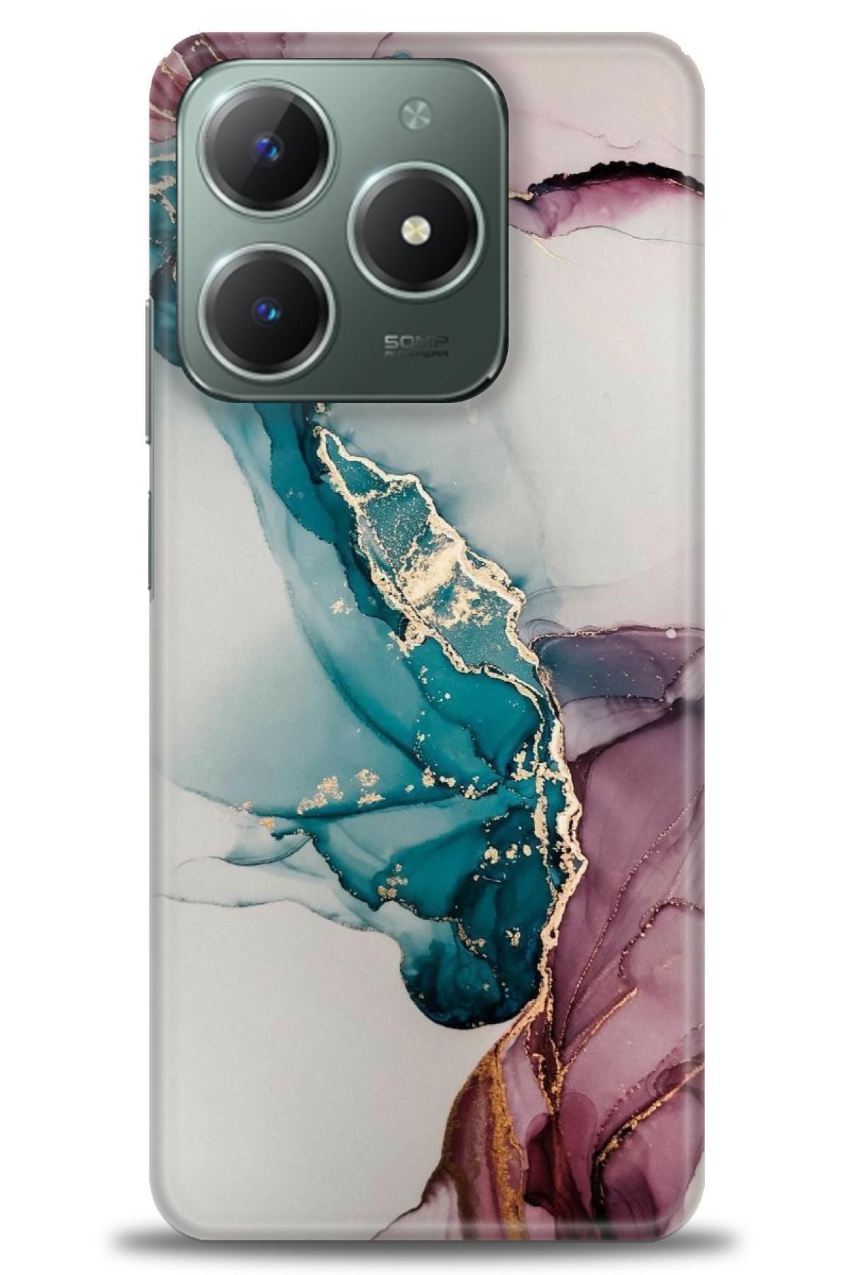realme C61 / C63 İle Uyumlu HD Baskılı Desenli Silikon Kılıf - 410