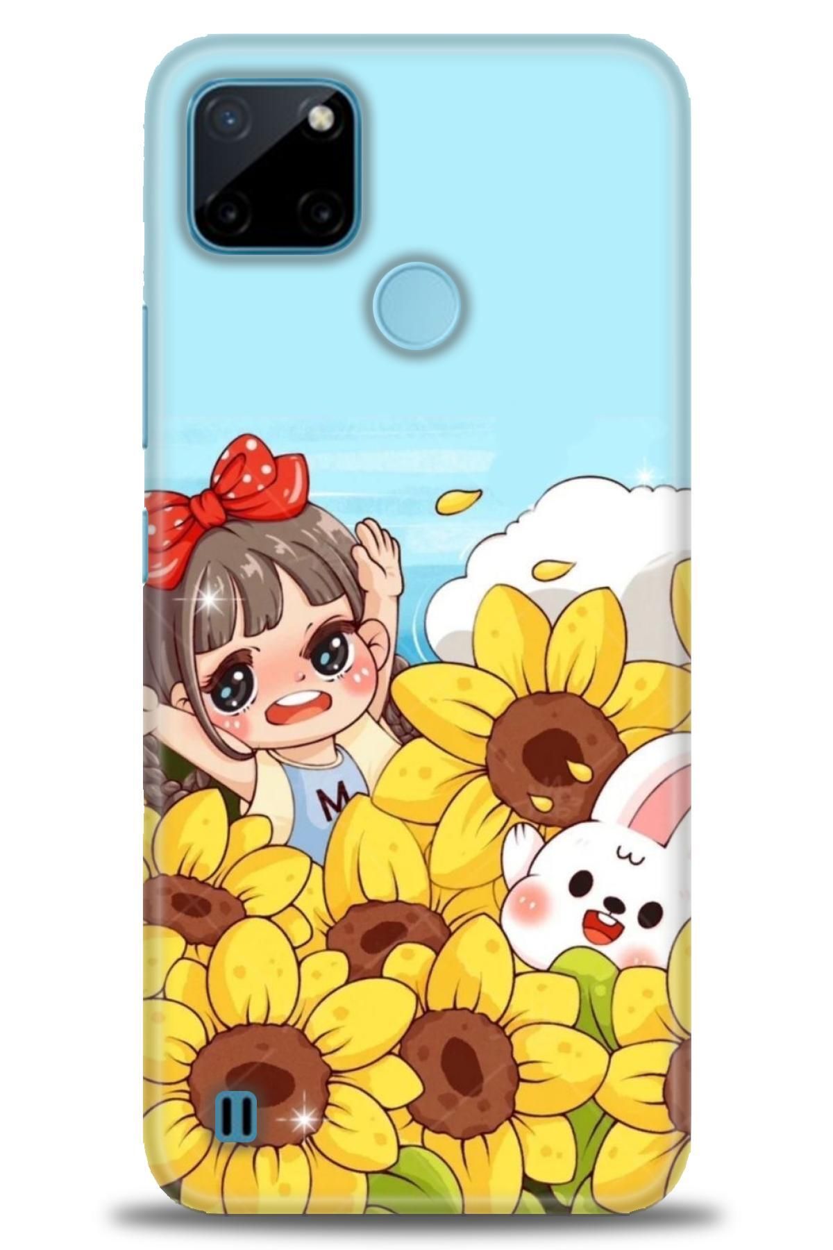realme C21Y / C25Y İle Uyumlu HD Baskılı Desenli Silikon Kılıf - 925