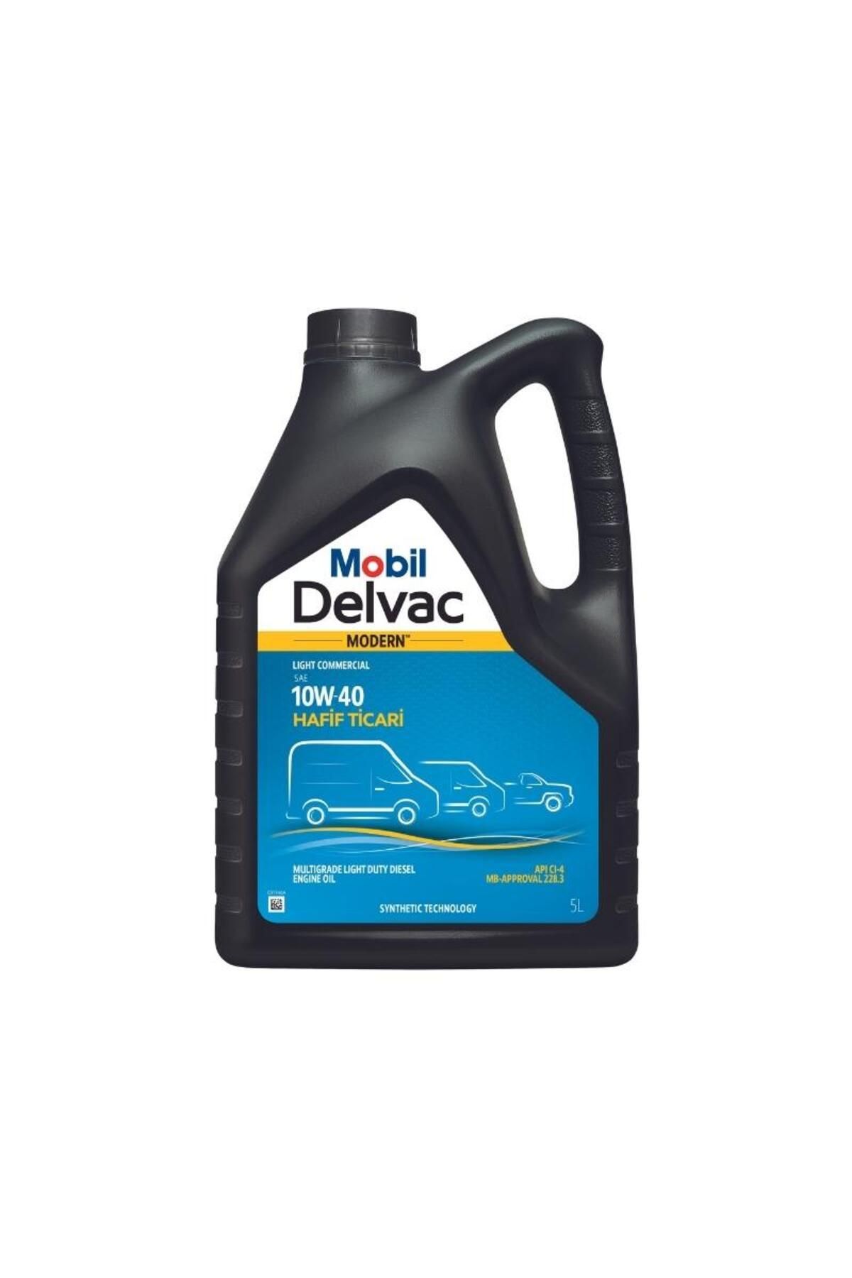 Mobil Delvac Modern Light Commercial 10W-40 Motor Yağı - 5 Lt.