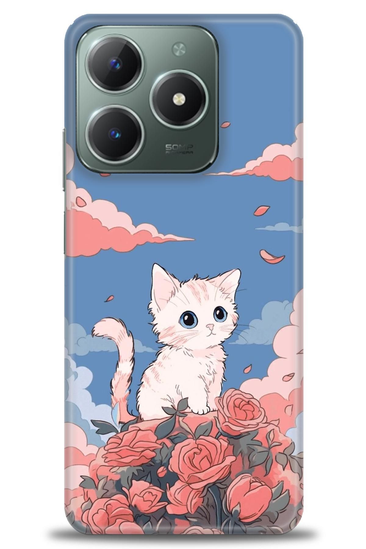 realme C61 / C63 İle Uyumlu HD Baskılı Desenli Silikon Kılıf - 654