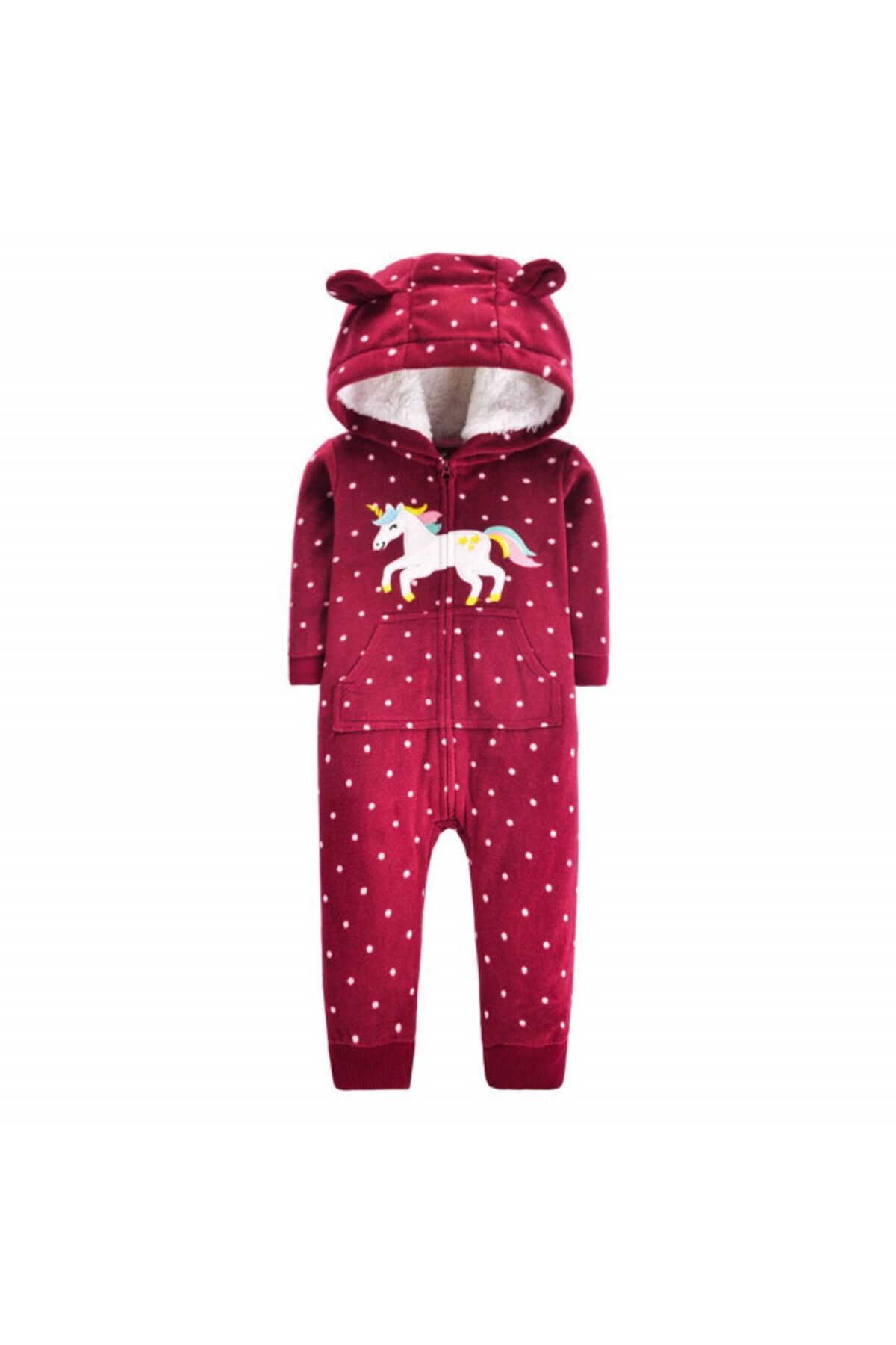 Superbaby Salopeta Din Polar Pentru Fetite - Unicorn Femeie - 18–24 months