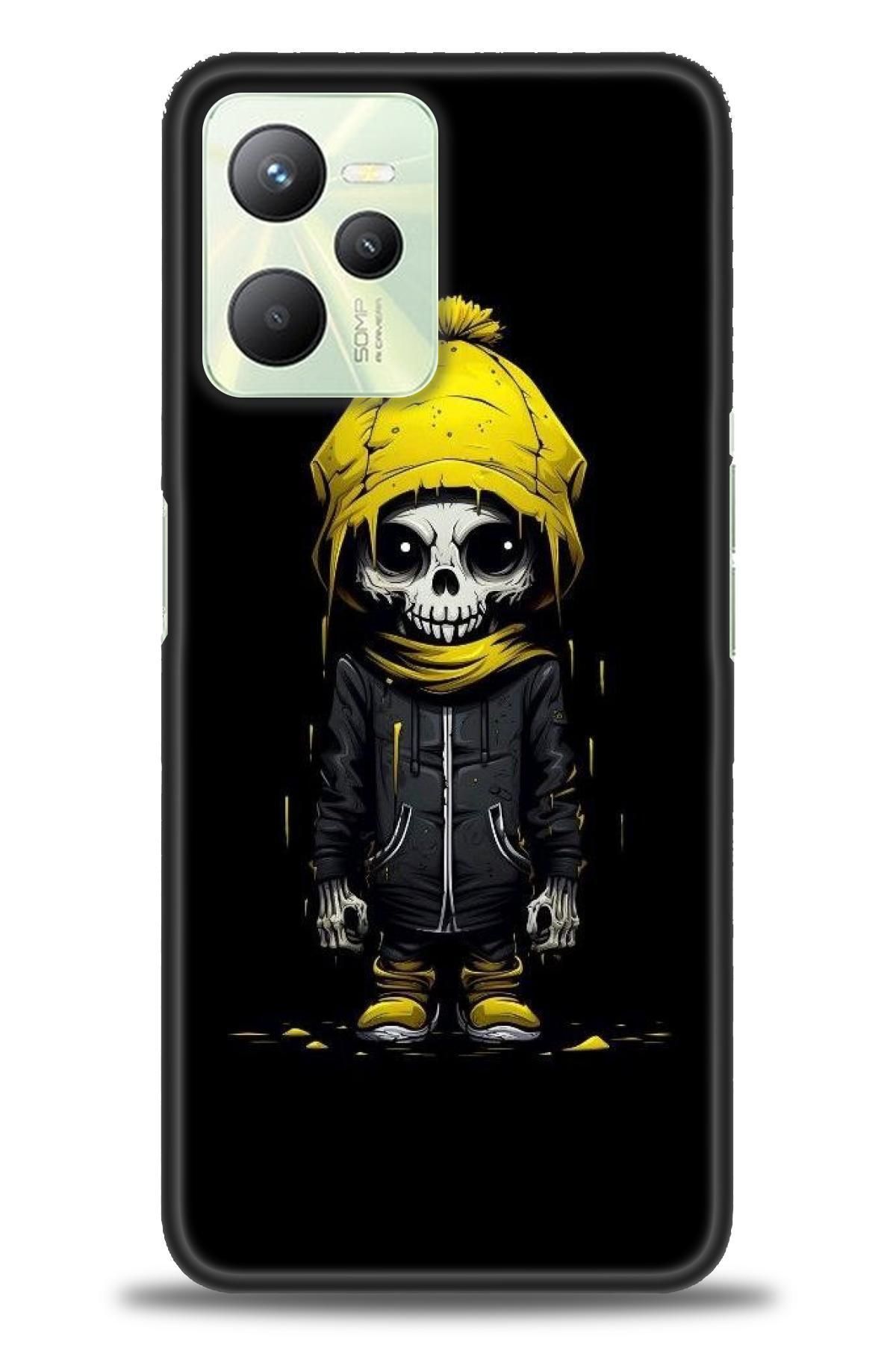 realme C35 İle Uyumlu HD Baskılı Desenli Silikon Kılıf - 432