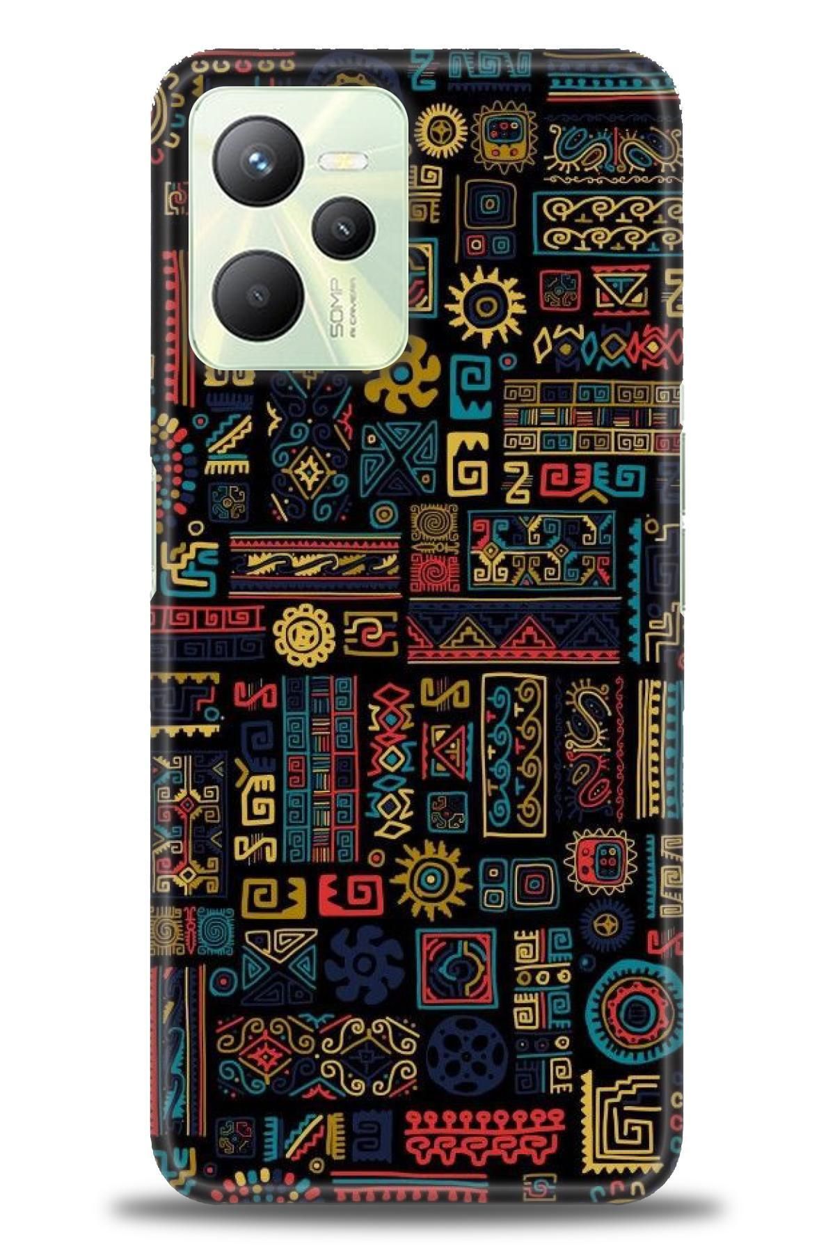 realme C35 İle Uyumlu HD Baskılı Kılıf - Karışık Seri - 822