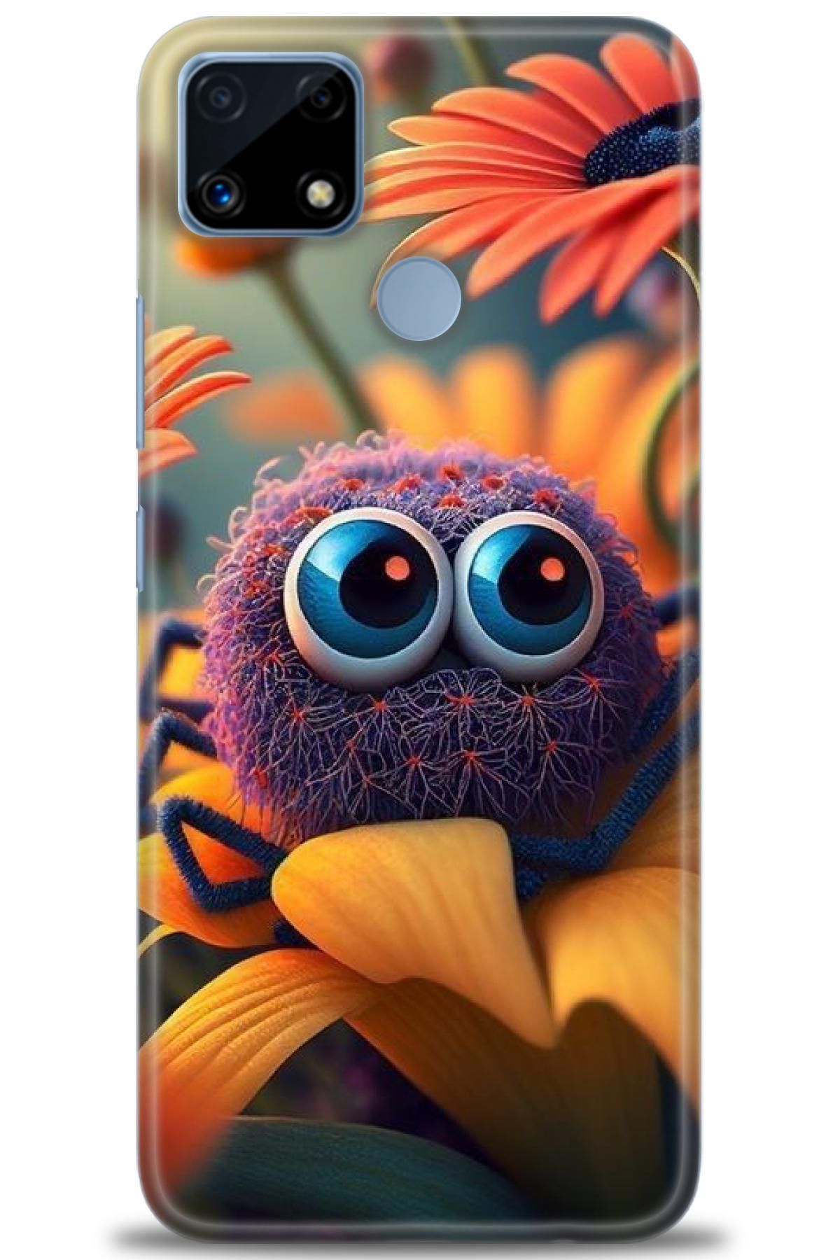 realme C25 / C25S İle Uyumlu HD Baskılı Desenli Silikon Kılıf - 372
