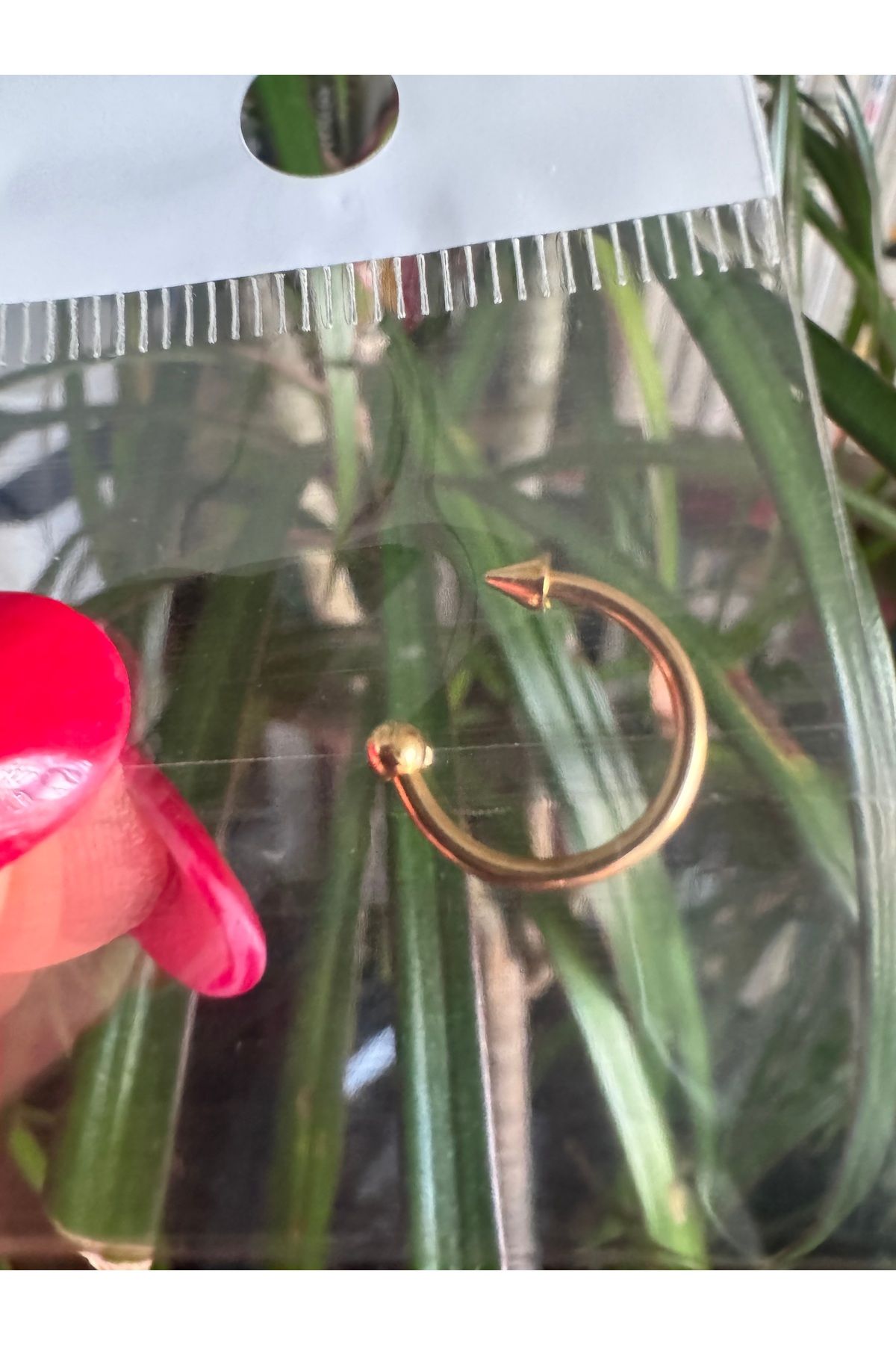 Bylin %100 Cerrahi Çelik Top / Spayk 2.5mm x 10mm x 1.2mm Çelik Halka Piercing-1 adet