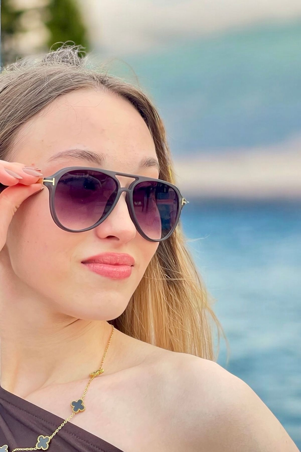 TAKIPORT UV 400 Korumalı Damla Çerçeveli Unisex Güneş Gözlüğü