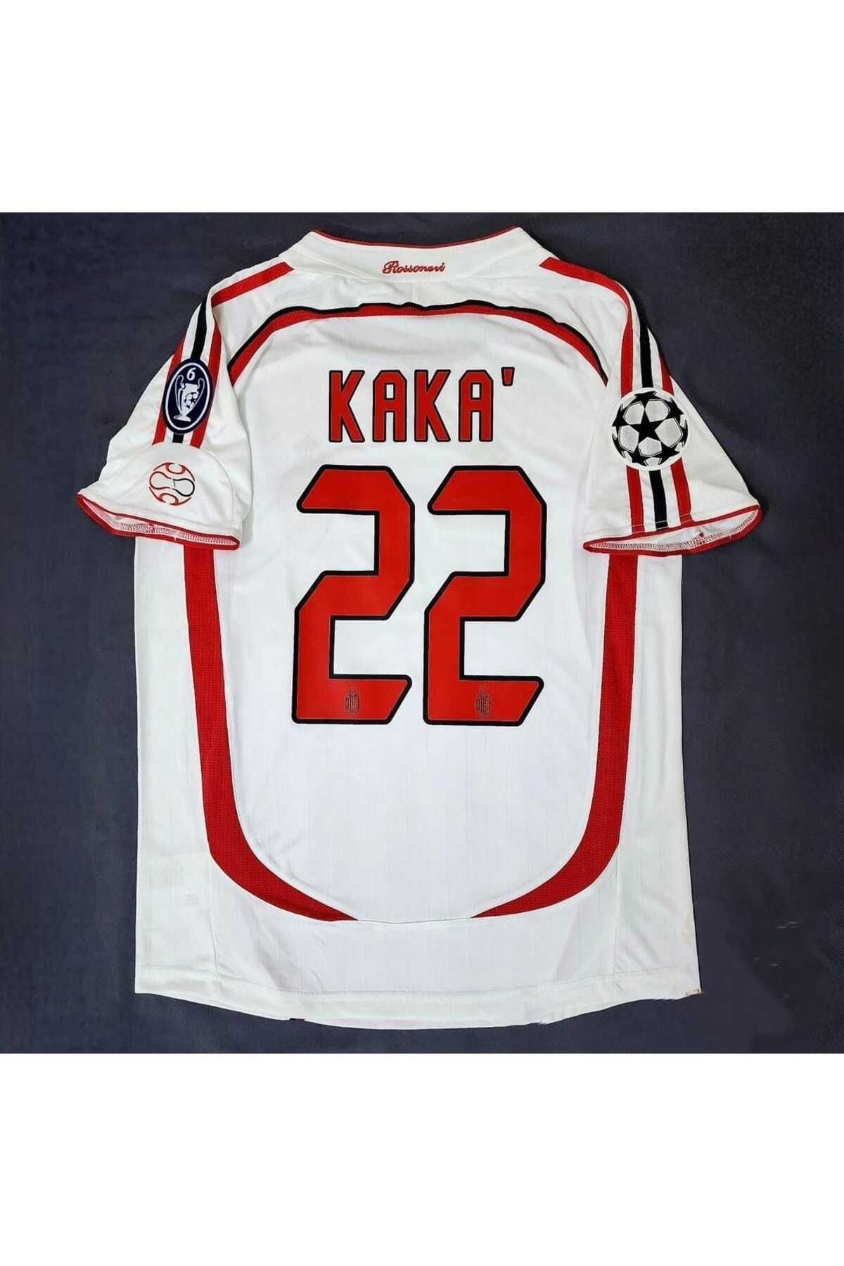 FRAGOLA Milan 2007 Sezonu Kaka Leite Nostalji Forması (Beyaz)