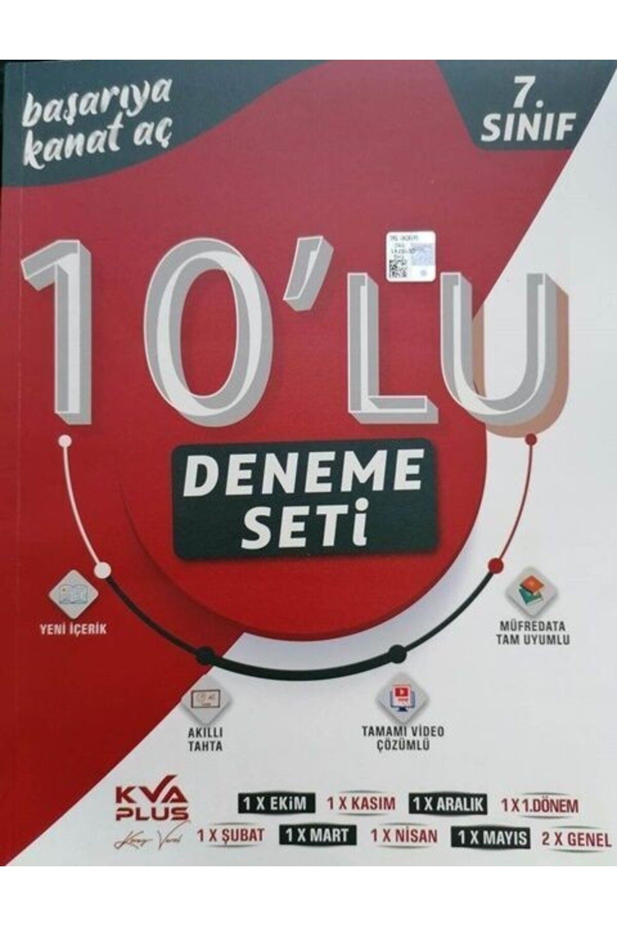 Ankara Kitap Merkezi 7. Sınıf 10 lu Deneme Seti KVA Yayınları