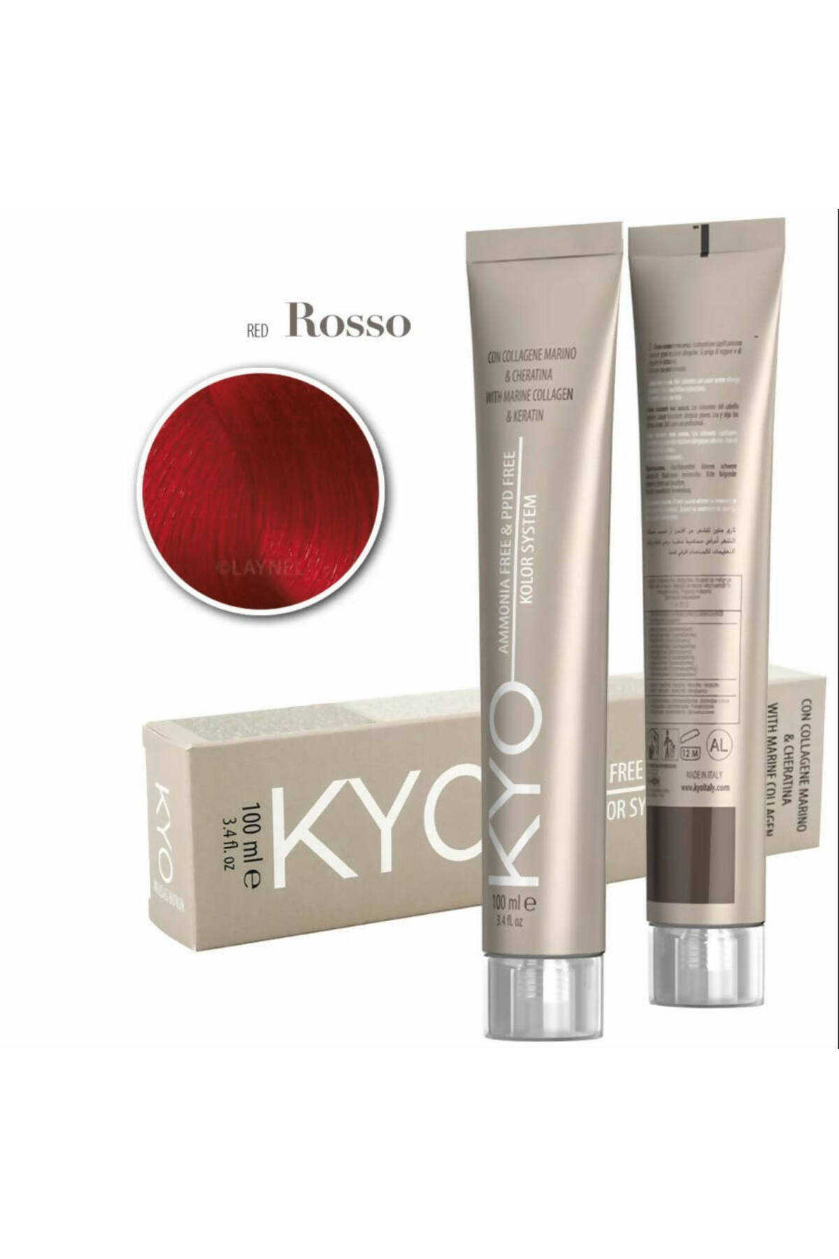 KYO-Hair Dye Qio - Red Color 100ml 2