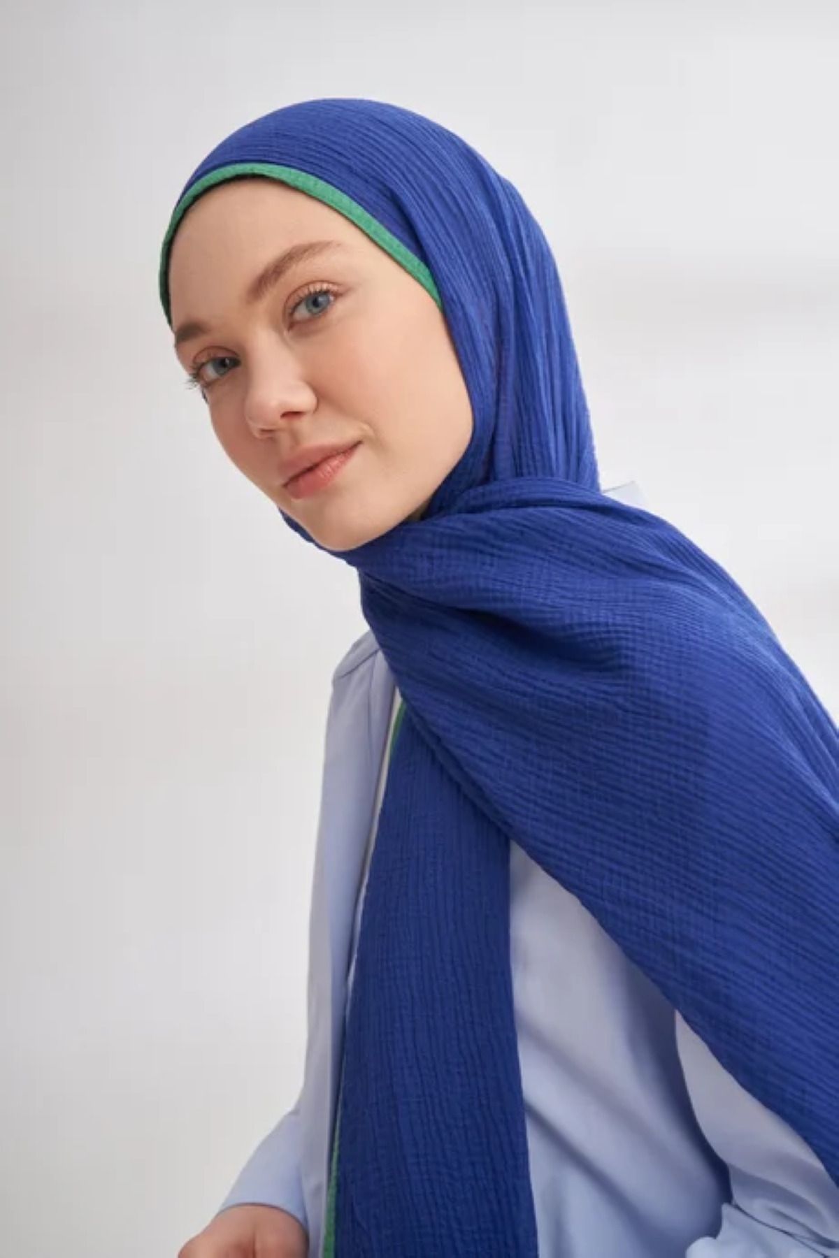 ARMANDA Müslin Biyeli Şal -90 x 200- 3352-02