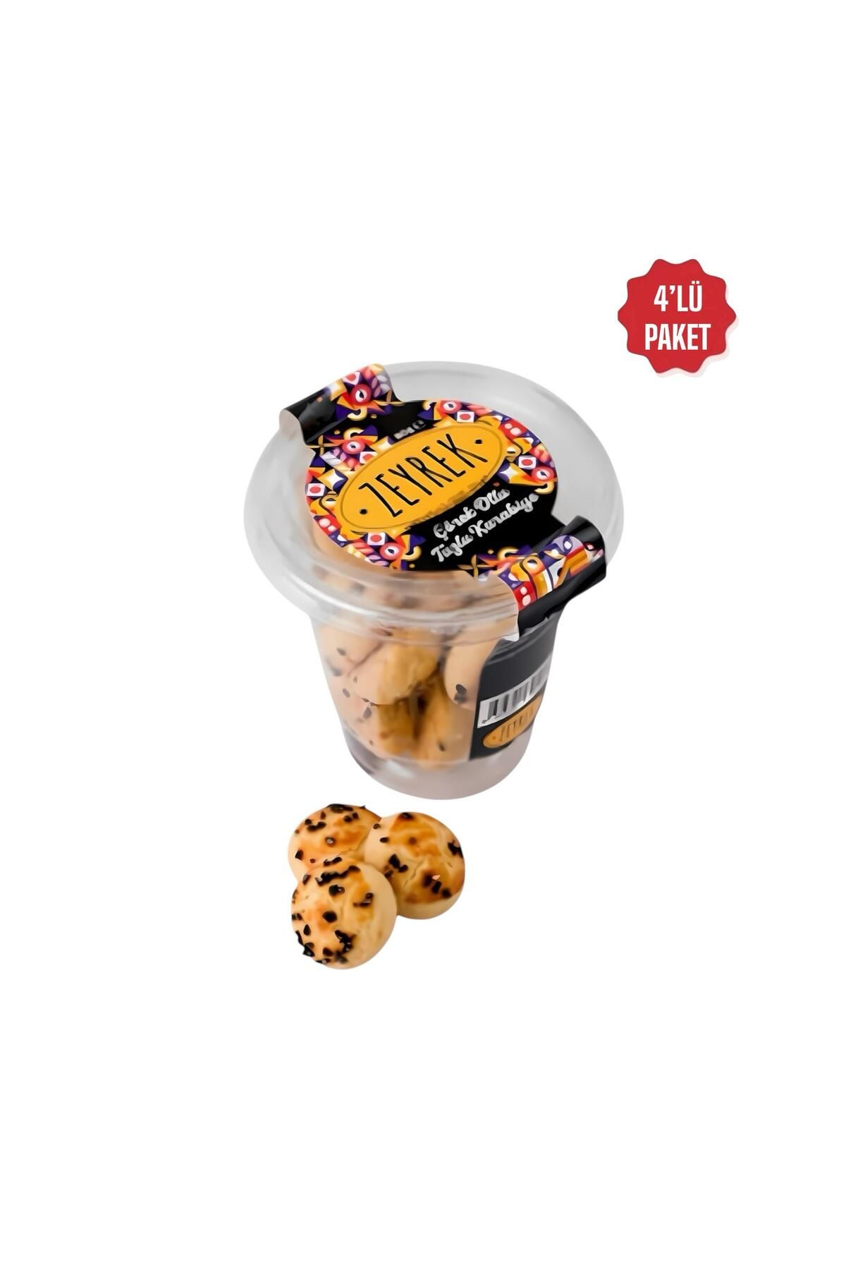 Zeyrek ÇÖREK OTLU TUZLU BARDAK KURABİYE 80 GR 4'LÜ SET 320 GR