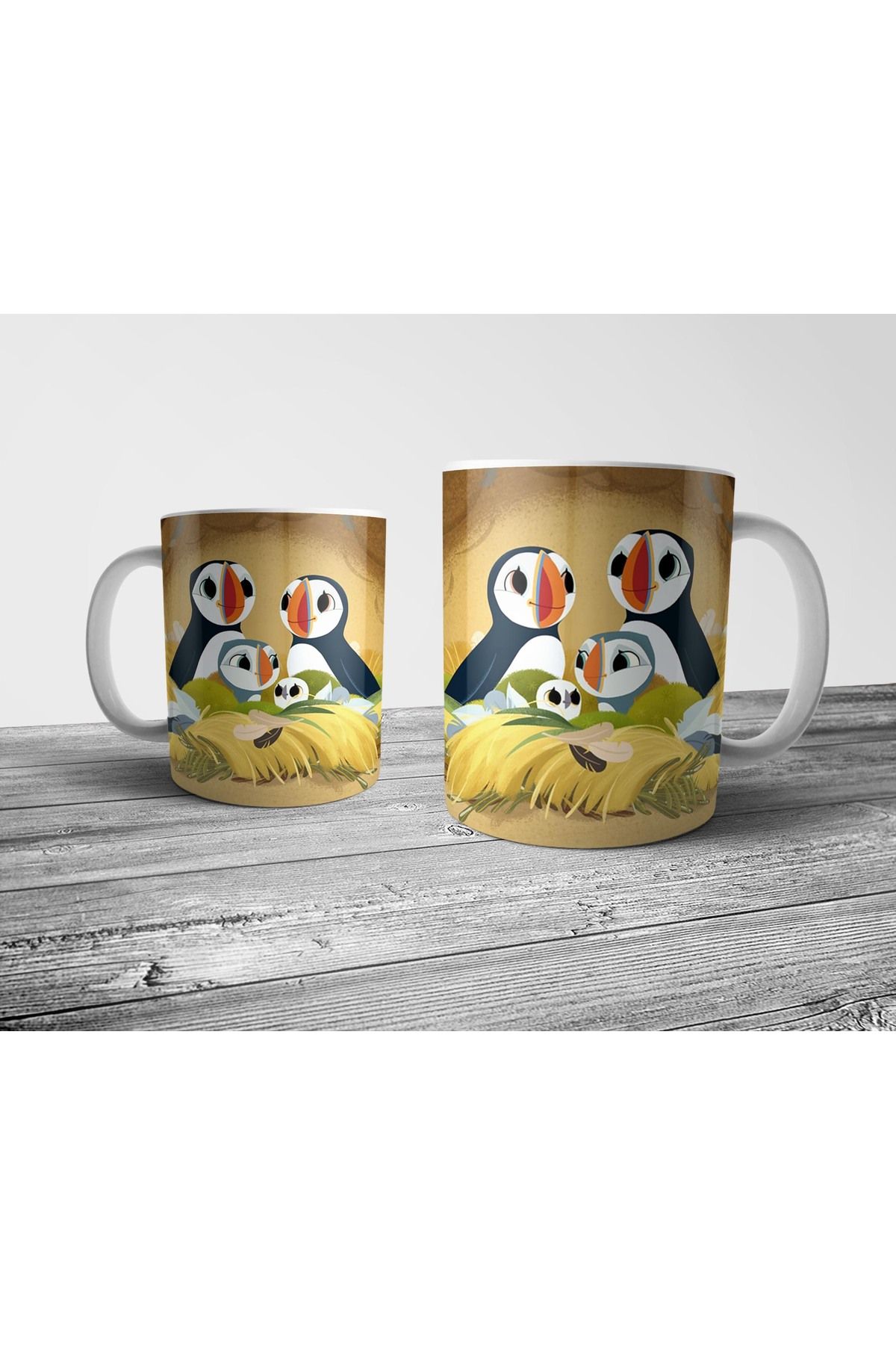 Pixxa Puffin Rock Kupa Bardak Model 2