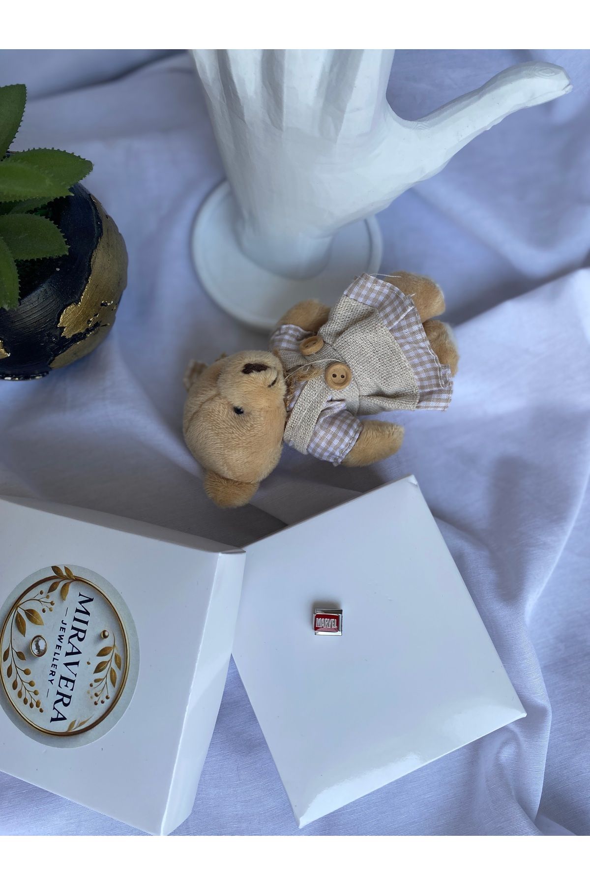 Miravera Jewellery Çelik İtalyan Bileklik Charmı