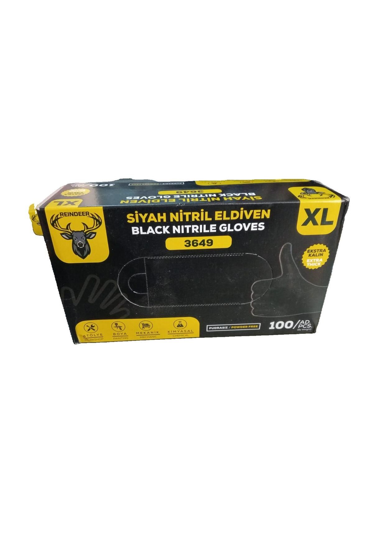 VİLERA HOME Reınderr 100lu Siyah Eldiven Xl Beden