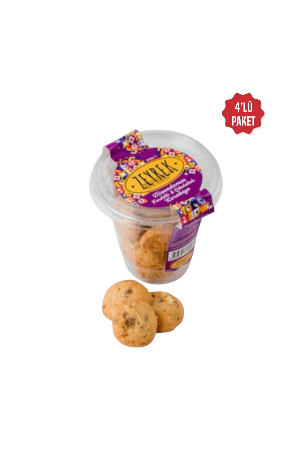 Zeyrek MACADAMİA FIN. ÇİKOLATALI BARDAK KURABİYE 80 GR 4'LÜ SET 320 GR