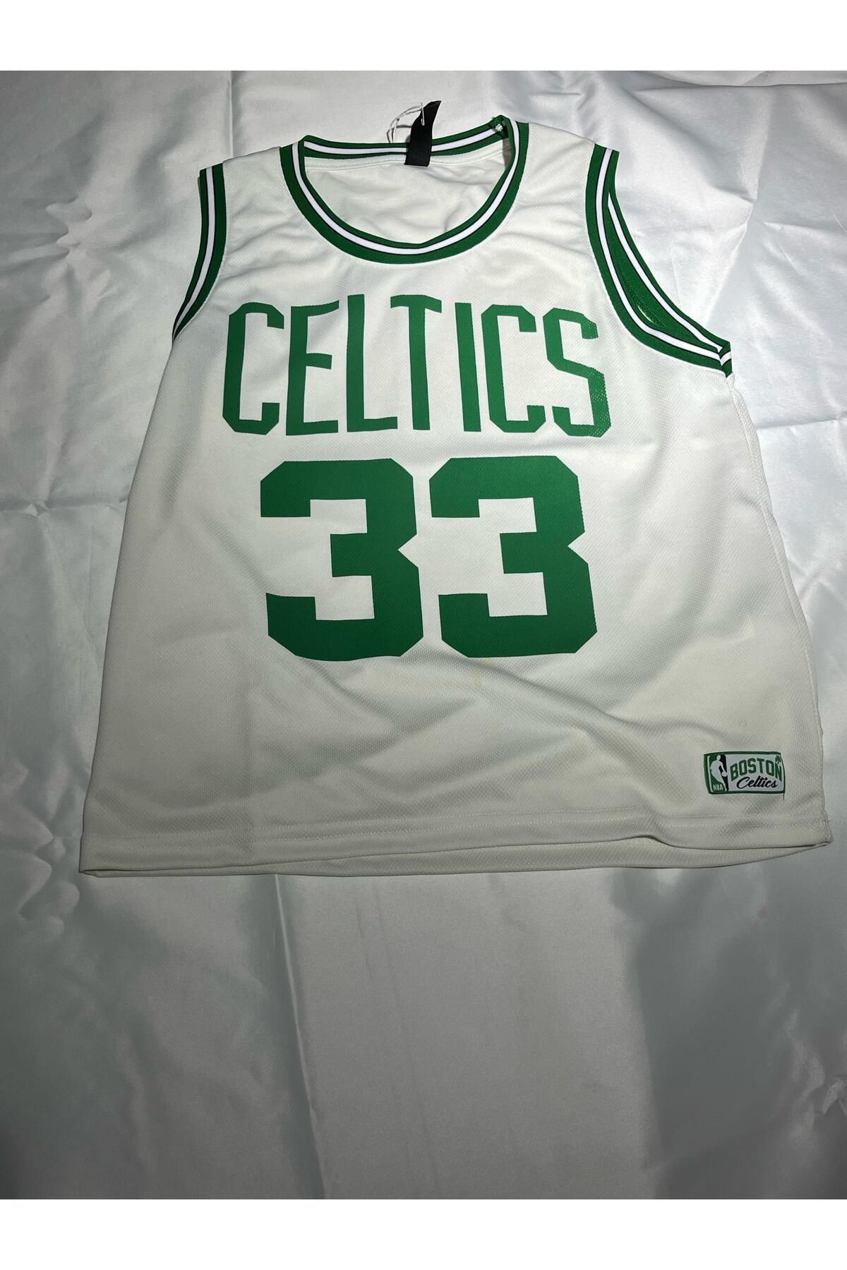 Plus Eighteen BASKETBOL FORMA BEYAZ BOSTON CELTICS 33