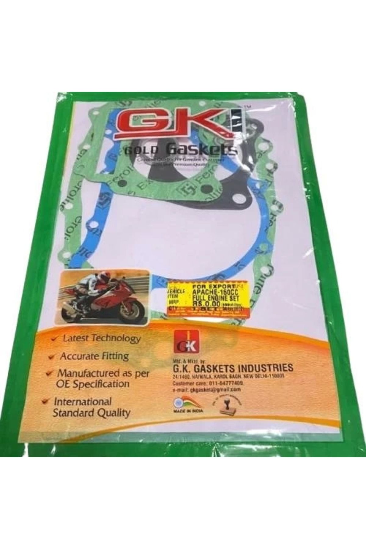 GKI TVS Apache RTR 180 Conta Seti