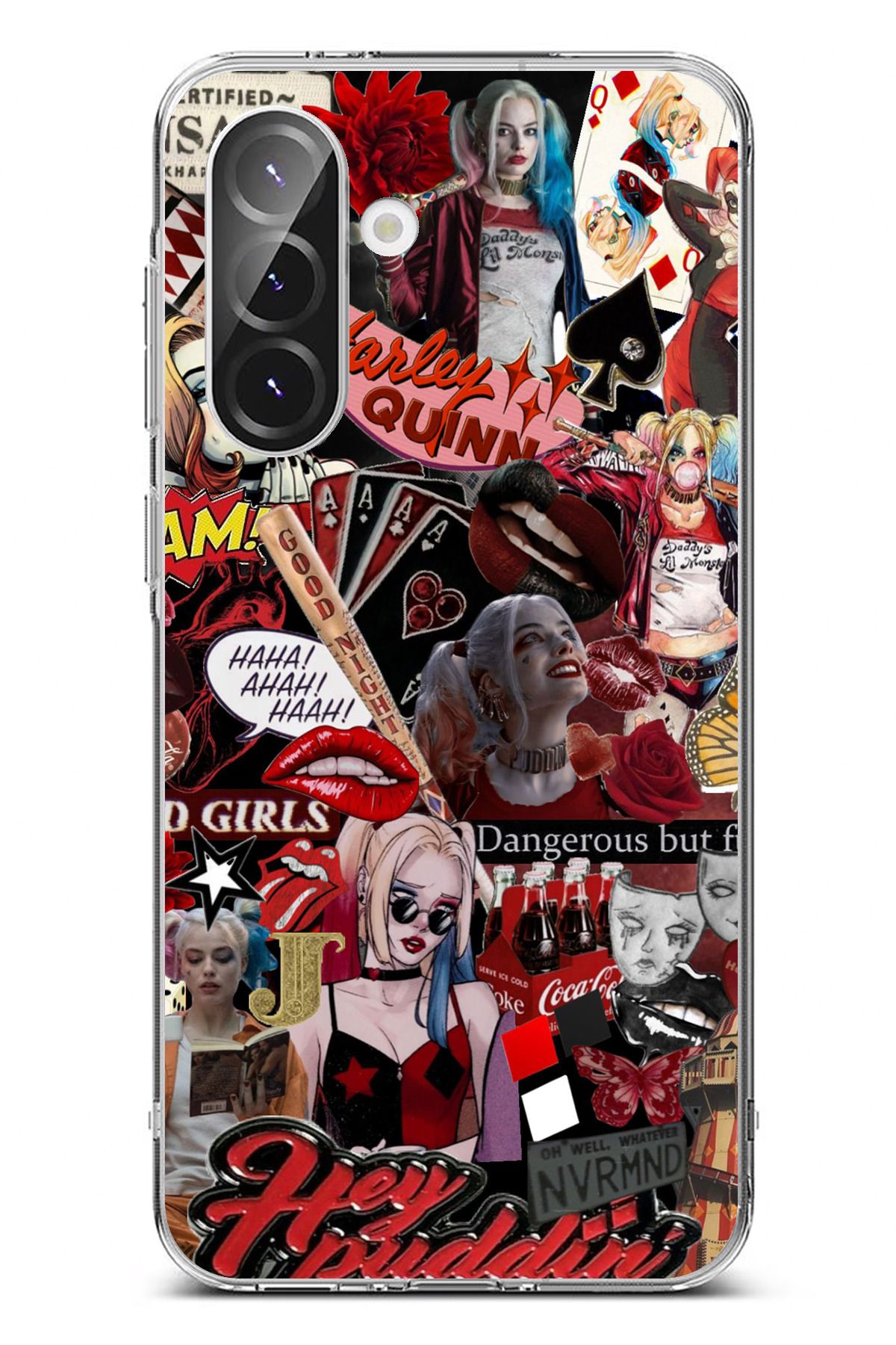 TechTree Galaxy A36 Uyumlu Harley Quinn Şeffaf Silikon Kılıf