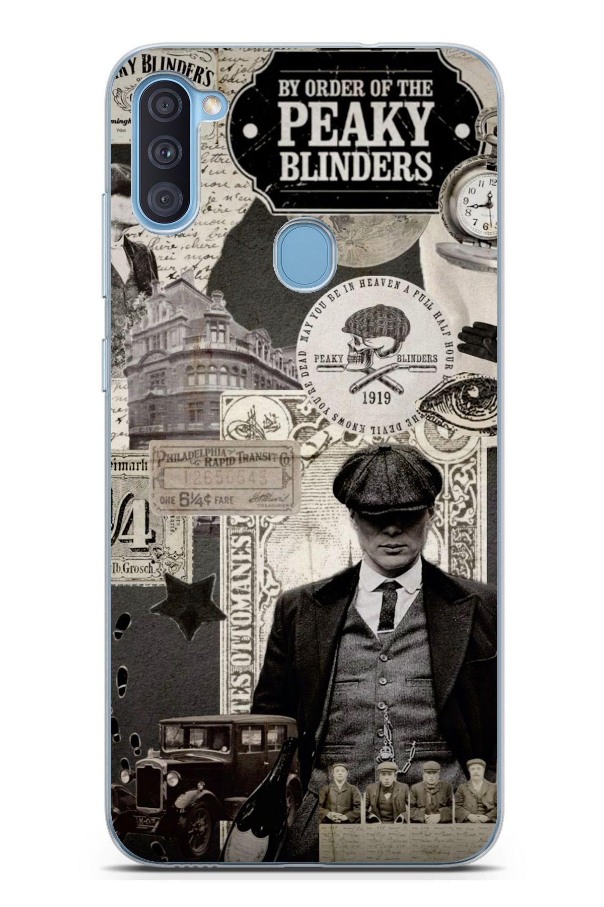 TechTree Galaxy A11 - M11 Uyumlu Peaky Blinders Şeffaf Silikon Kılıf