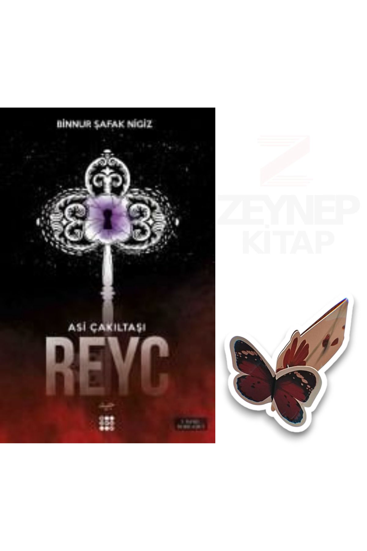 Dokuz Yayınları Asi Çakıltaşı-Reyc(Özel Tasarım Kelebek Ayraç Hediye)
