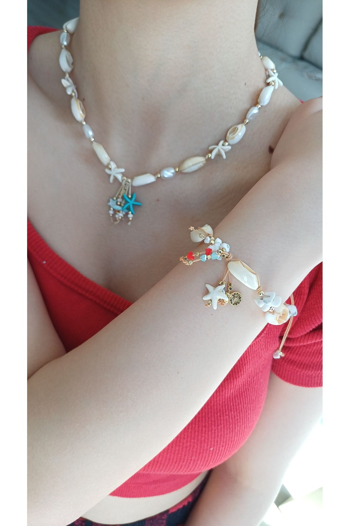 Jewerly Deniz kabuğu kolye