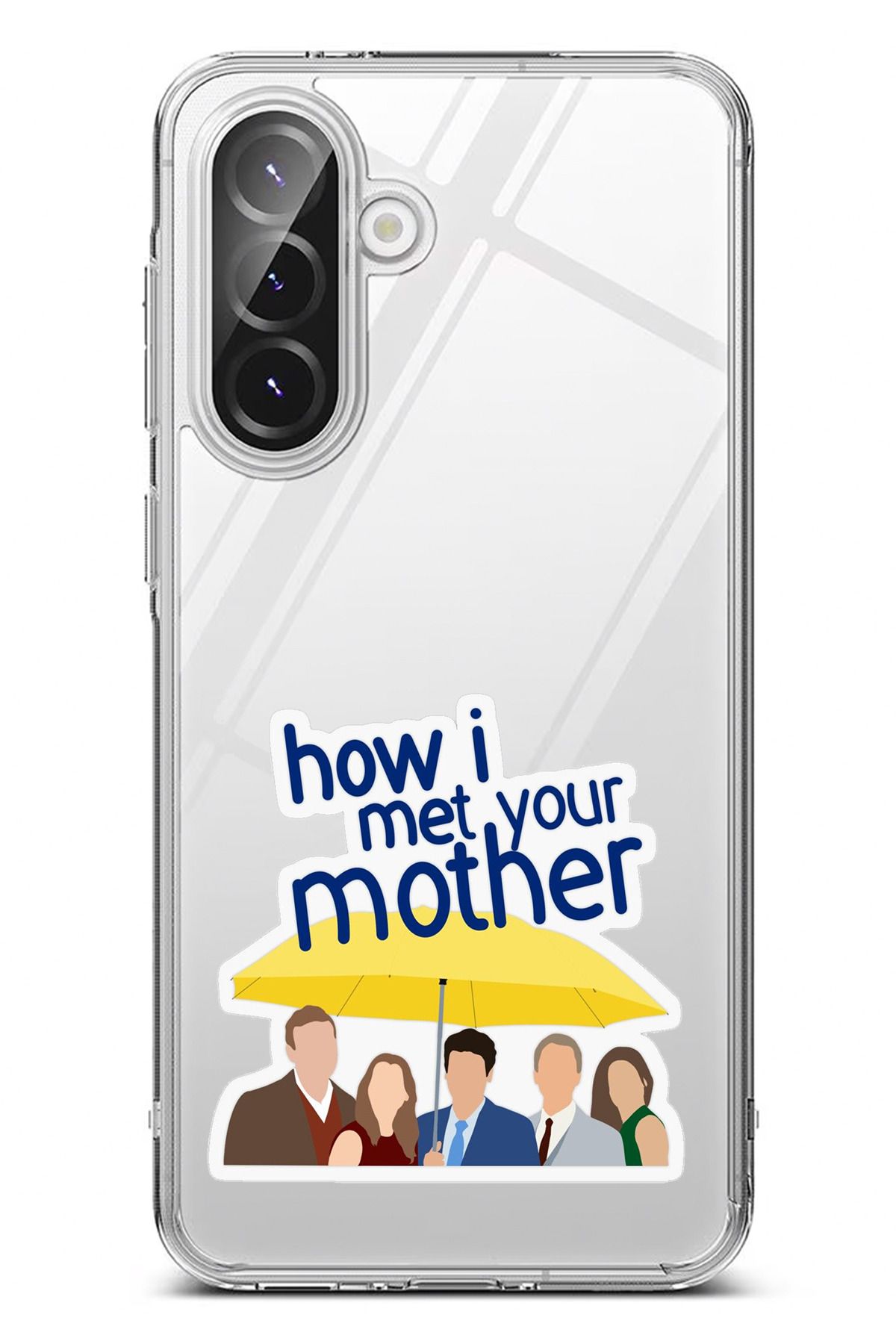 TechTree Galaxy A36 Uyumlu How i met your mother Minimalist Tasarımlı Şeffaf Silikon Kılıf