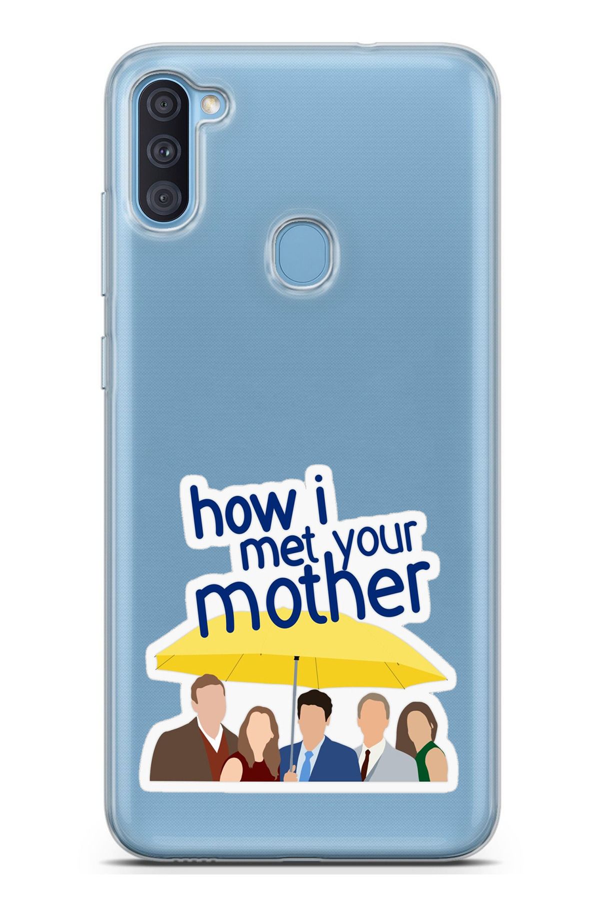 TechTree Galaxy A11 - M11 Uyumlu How i met your mother Minimalist Tasarımlı Şeffaf Silikon Kılıf