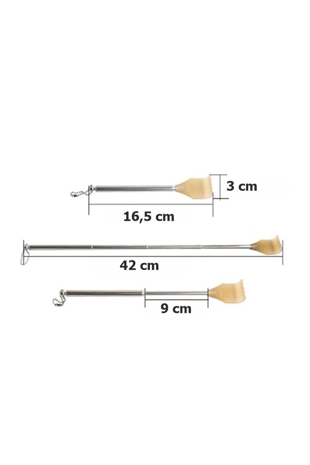 funny bunny Pratik Uzayabilen Teleskopik Sırt Kaşıma Aleti - Sırt Kaşıyıcı - Sırt Masajı (16,5 - 42 cm)