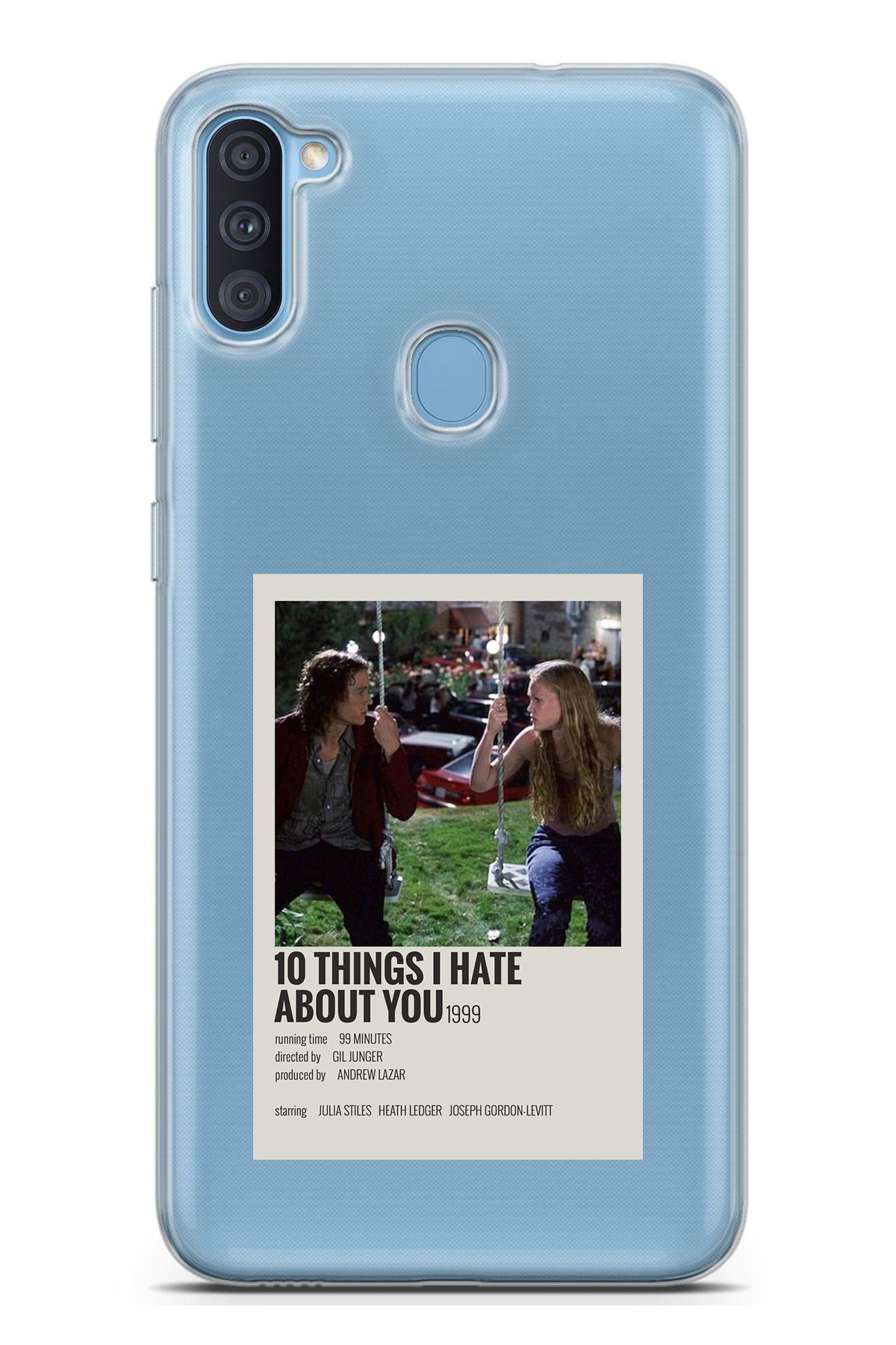 TechTree Galaxy A11 - M11 Uyumlu 10 things i hate about you Tasarımlı Şeffaf Silikon Kılıf
