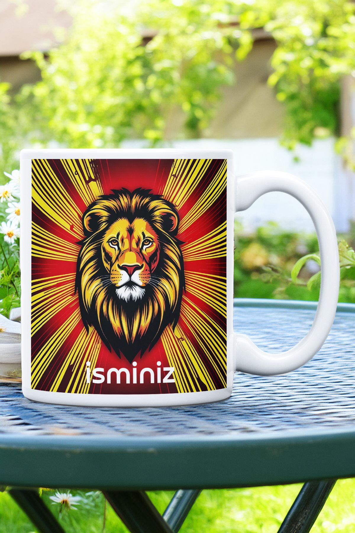 Second Life Porselen Kupa Kişiye Özel Taraftar Baskılı Hediye Kupa Kahve Bardak Mug