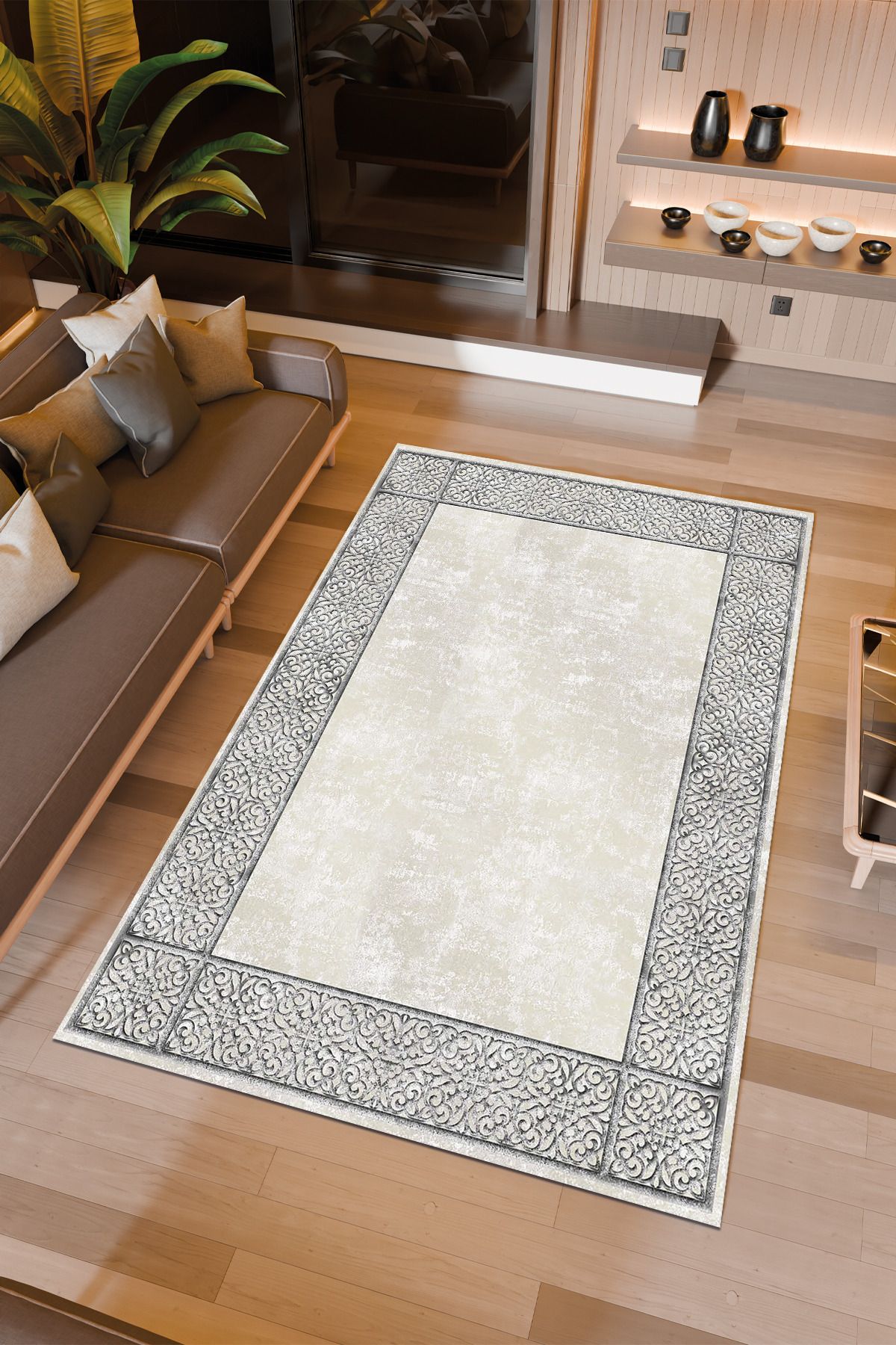 Halıcıoğlu home Dijital Baskı Makinede Yıkanabilir Kaymaz Taban Salon Halısı Yatak Odası Halısı & Yolluk Modelleri