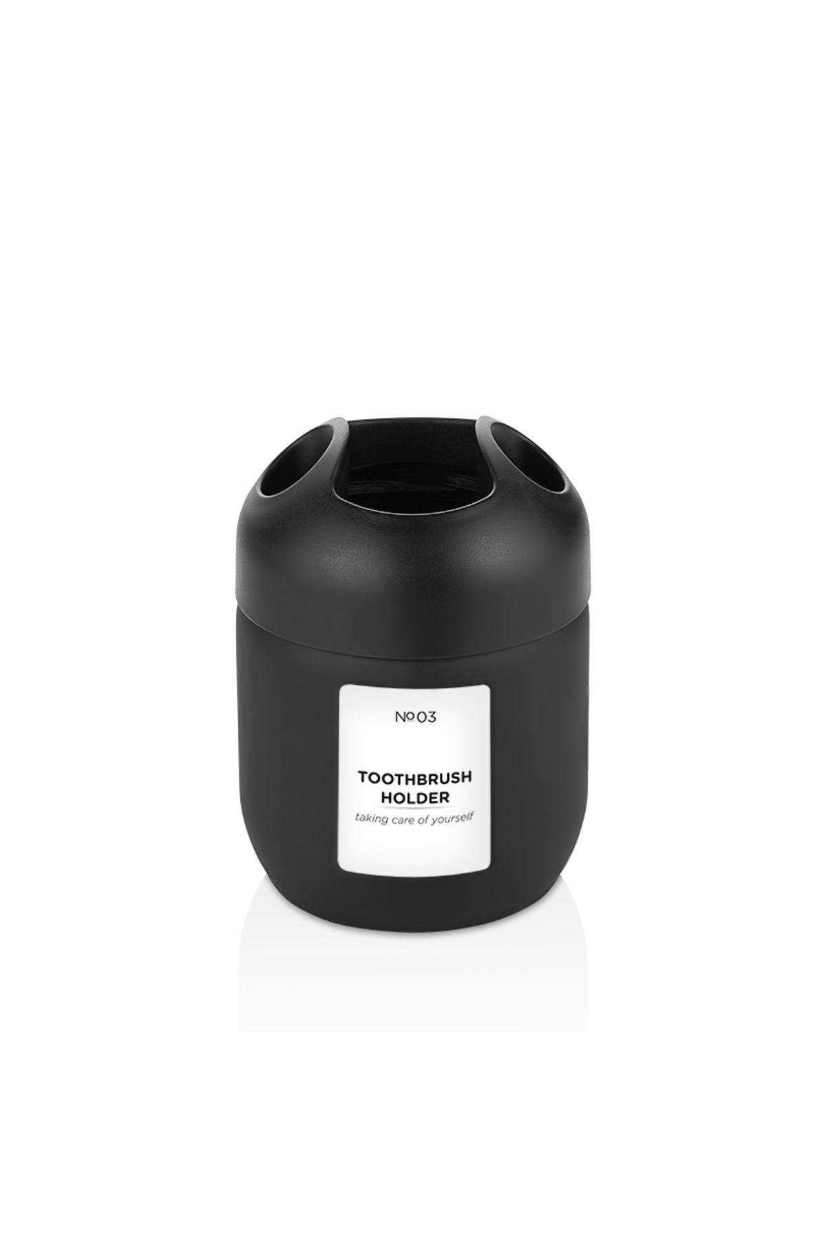 Mons Qlux Cam diş fırçalık 425 ml Cam Diş Fırçalık Tezgahüstü Diş Fırçalık