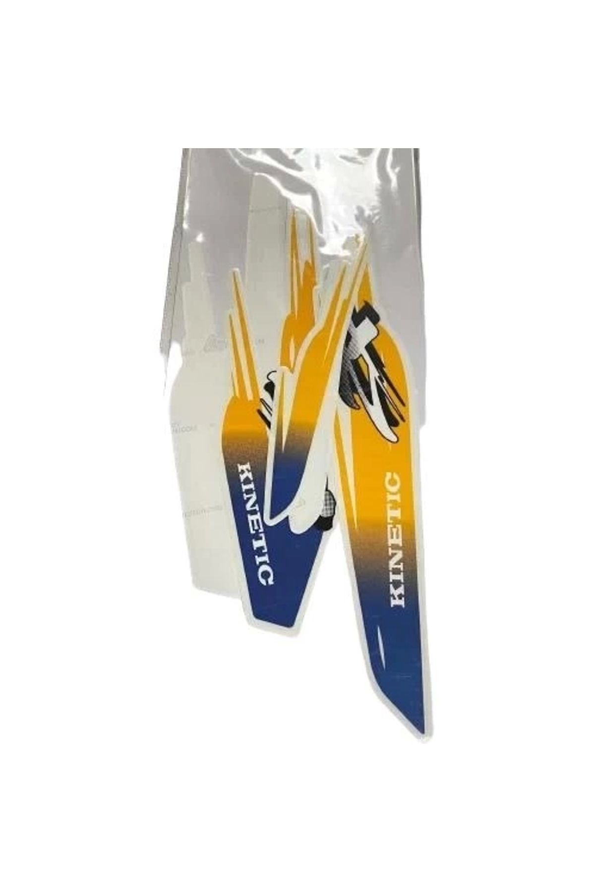 Honda Kinetic Sticker Seti Mavi Orijinal