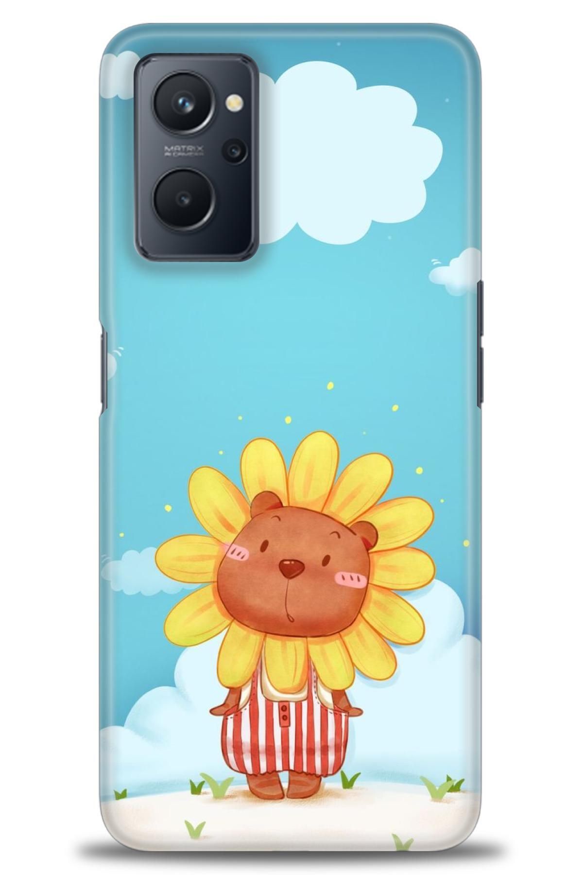 realme 9i İle Uyumlu HD Baskılı Desenli Silikon Kılıf - 423