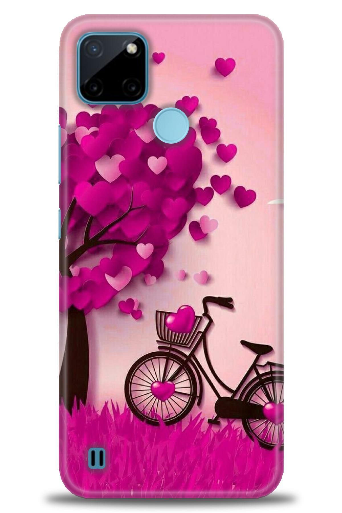 realme C21Y / C25Y İle Uyumlu HD Baskılı Desenli Silikon Kılıf - 843