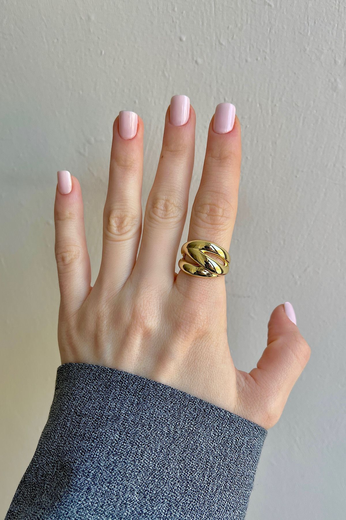 Bijou Luz Gold Pinterest Model Ayarlanabilir Yüzük