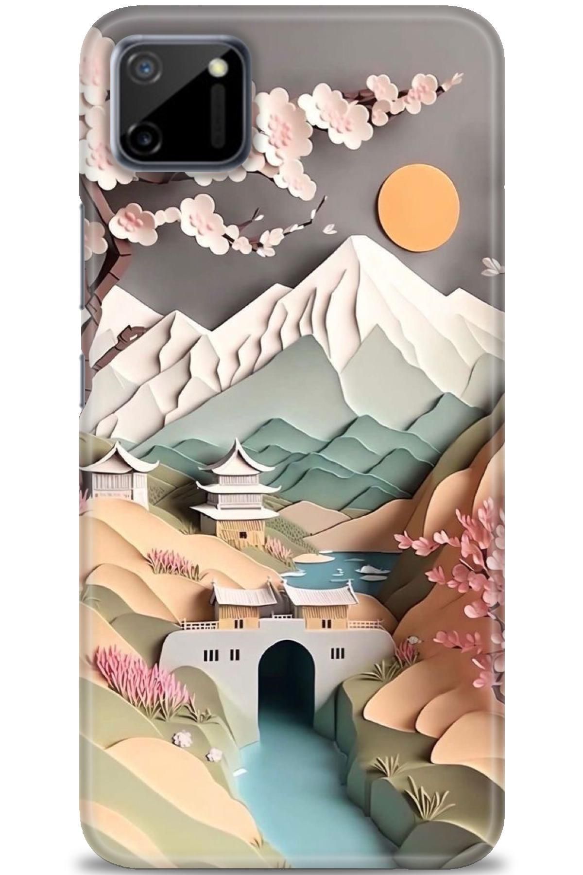 realme C11 İle Uyumlu HD Baskılı Desenli Silikon Kılıf - 321