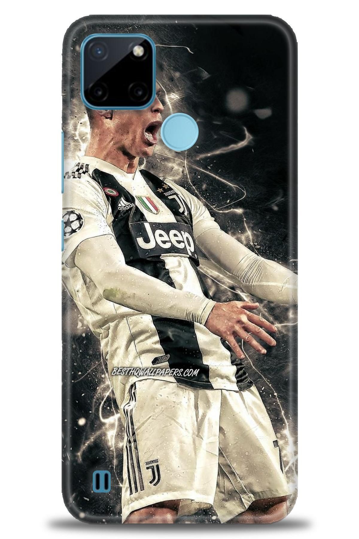 realme C21Y / C25Y İle Uyumlu HD Baskılı Desenli Silikon Kılıf - 454